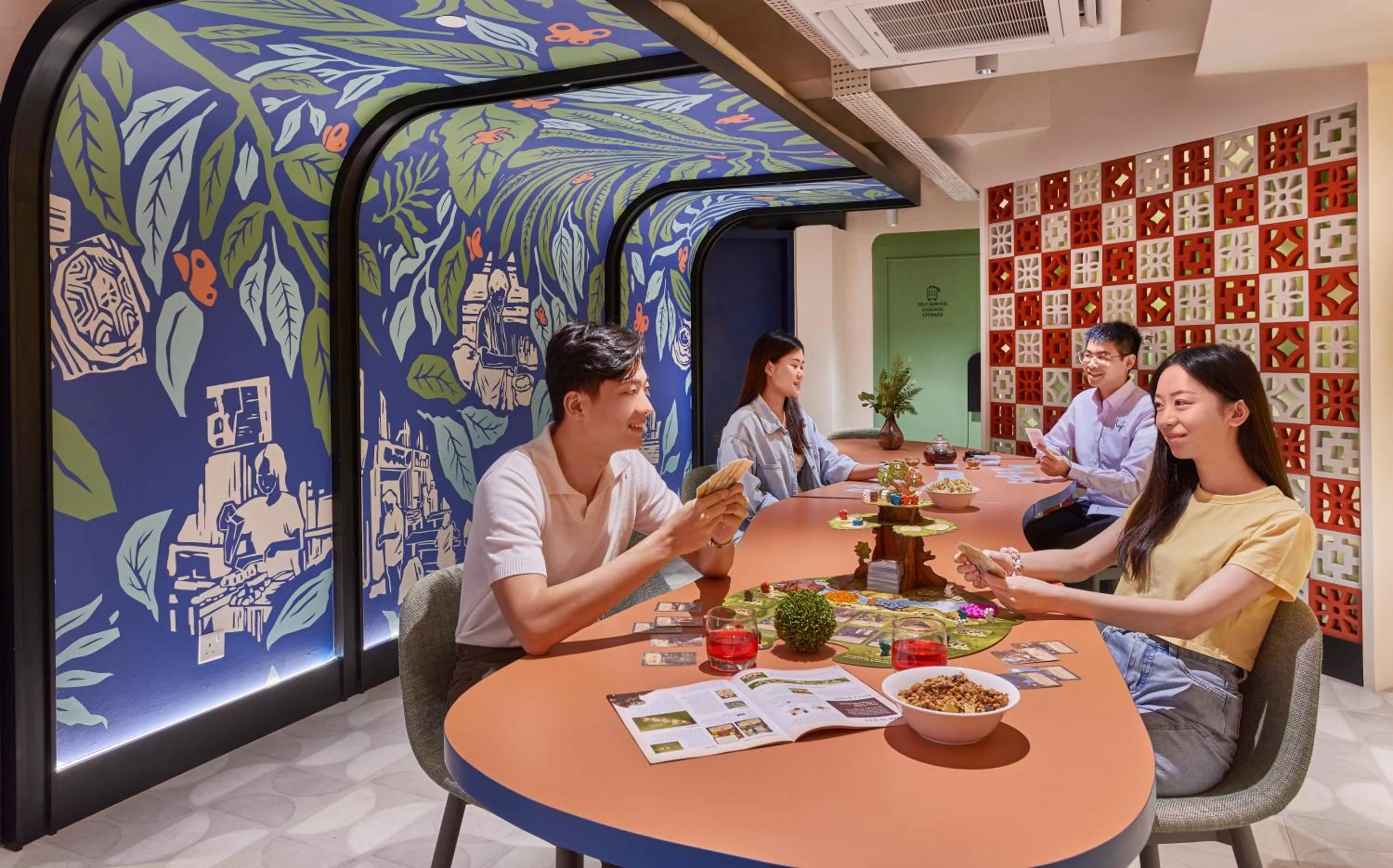 Lobby or reception in lyf Bugis Singapore managed by The Ascott Ltd