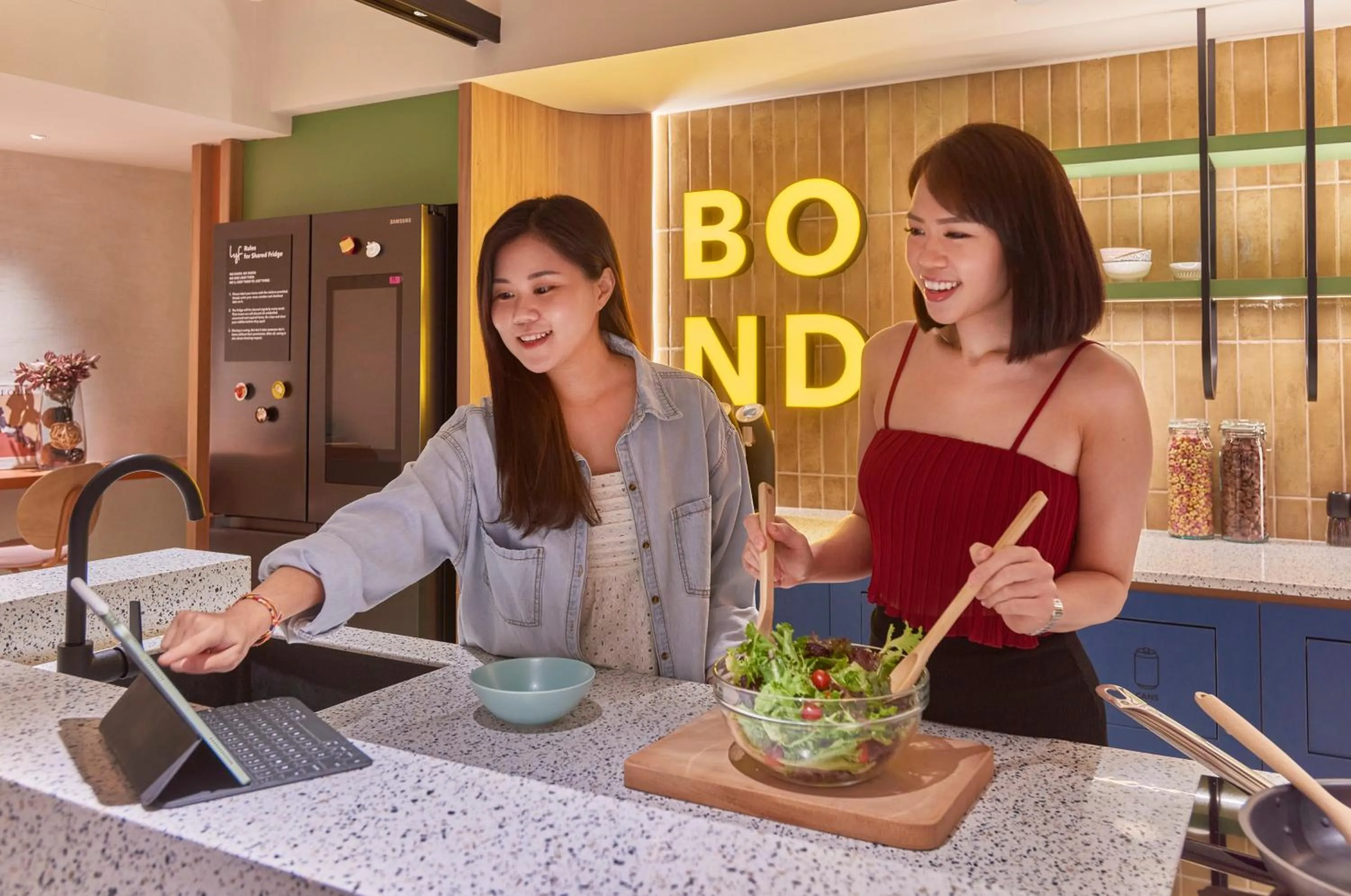 Restaurant/places to eat in lyf Bugis Singapore managed by The Ascott Ltd