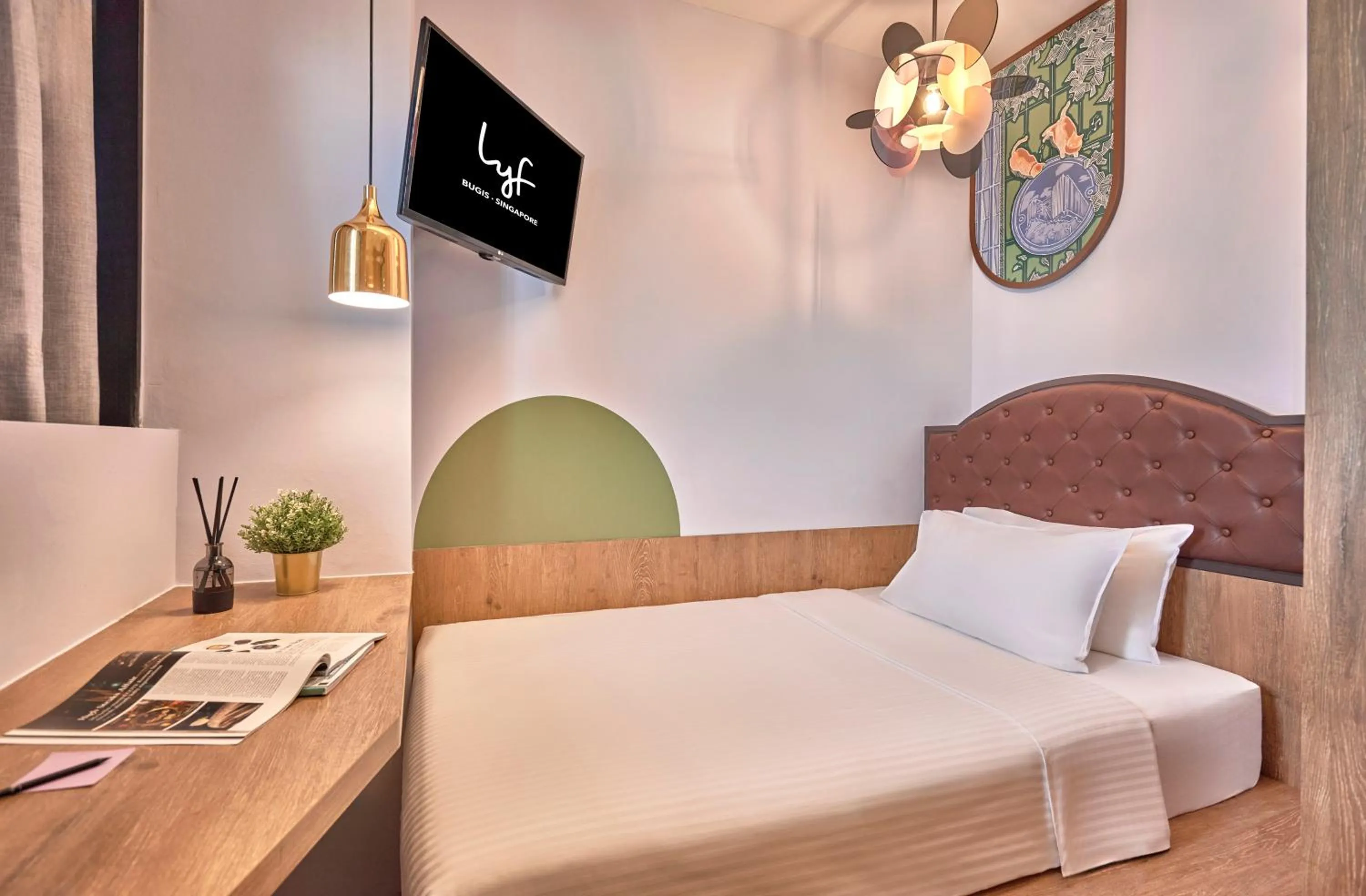 Bed in lyf Bugis Singapore managed by The Ascott Ltd