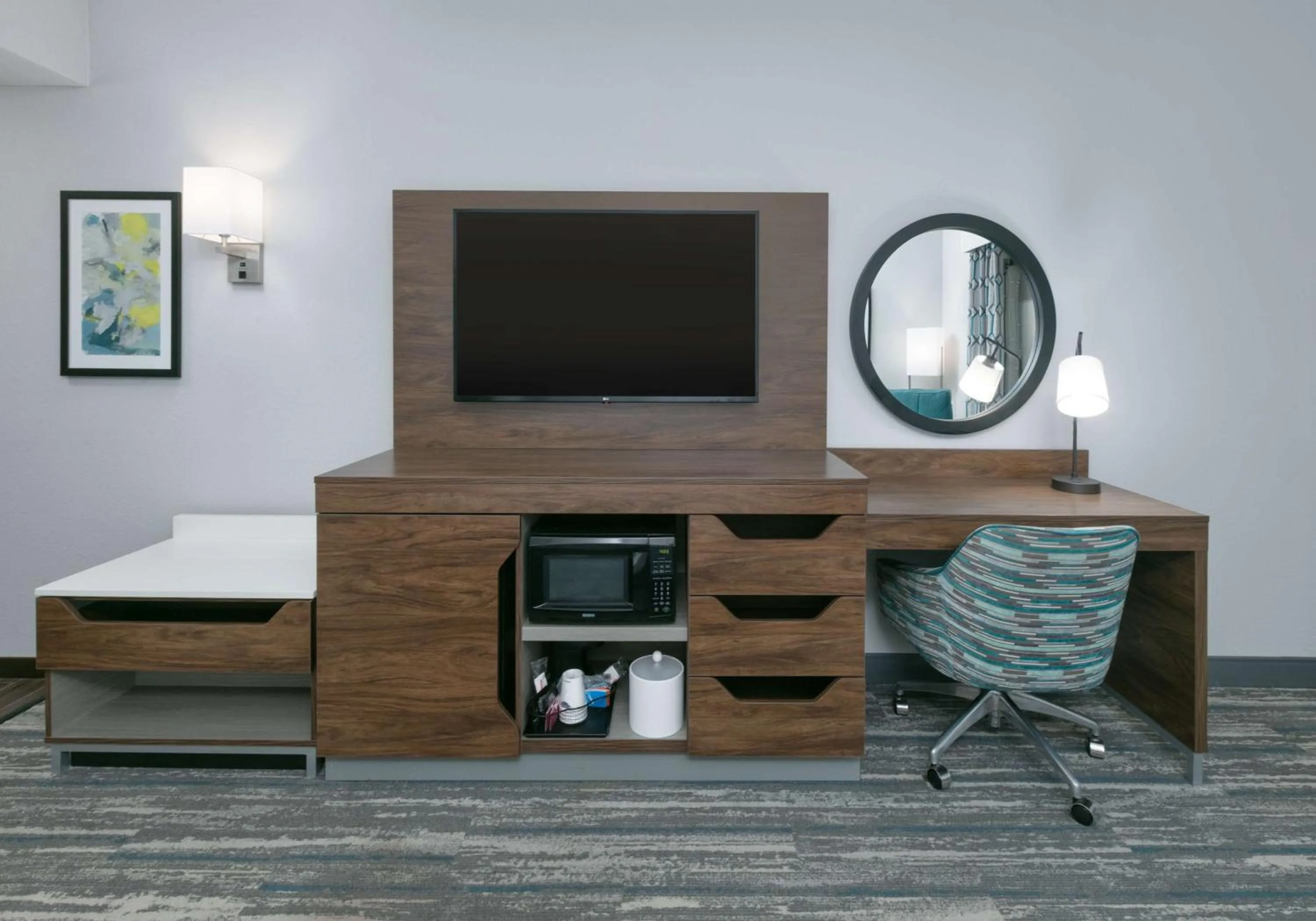 Bedroom in Hampton Inn Santa Cruz