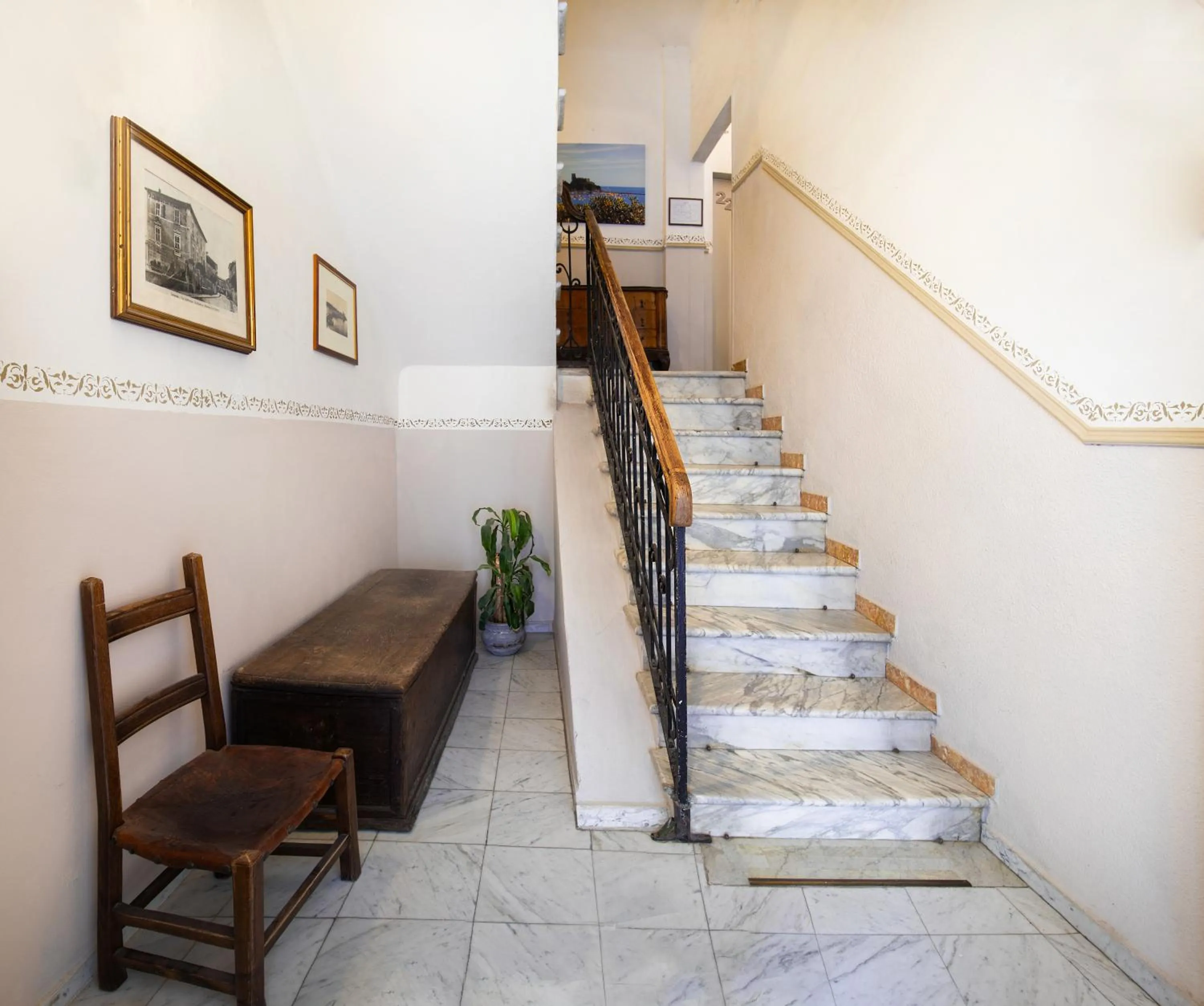 Lobby or reception in Albergo La Villetta