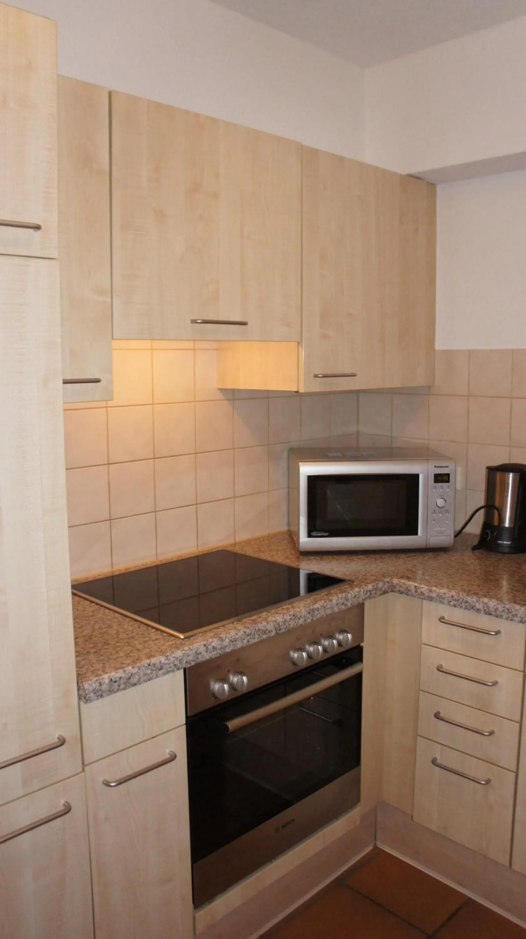 Kitchen or kitchenette in Ferienhaus Rheintalblick