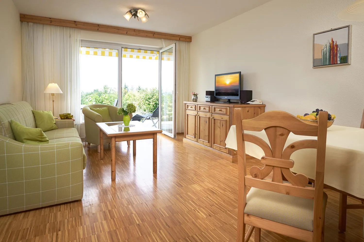 Living room in Ferienhaus Rheintalblick