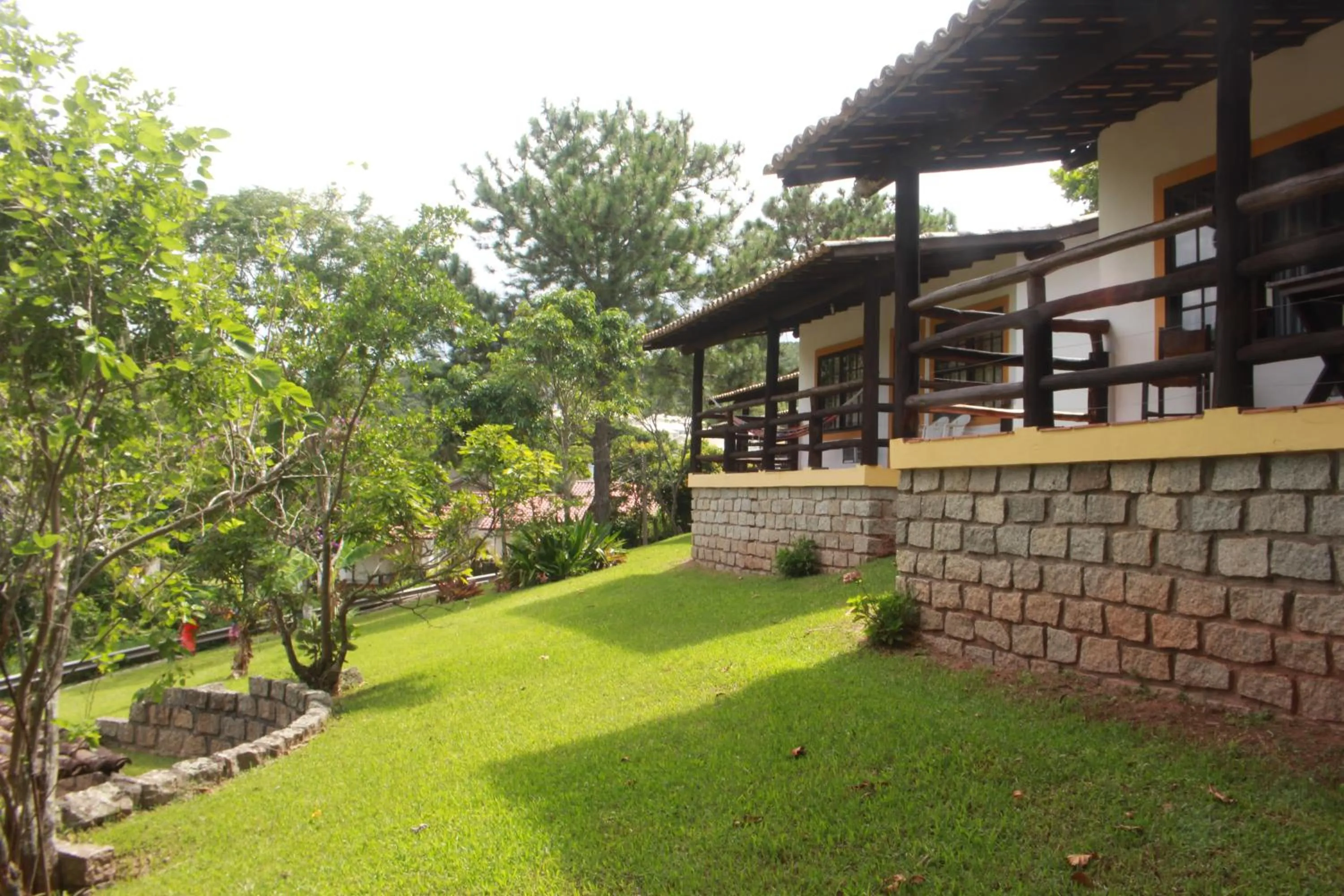 Garden in Pousada Cabanas da Praia Mole