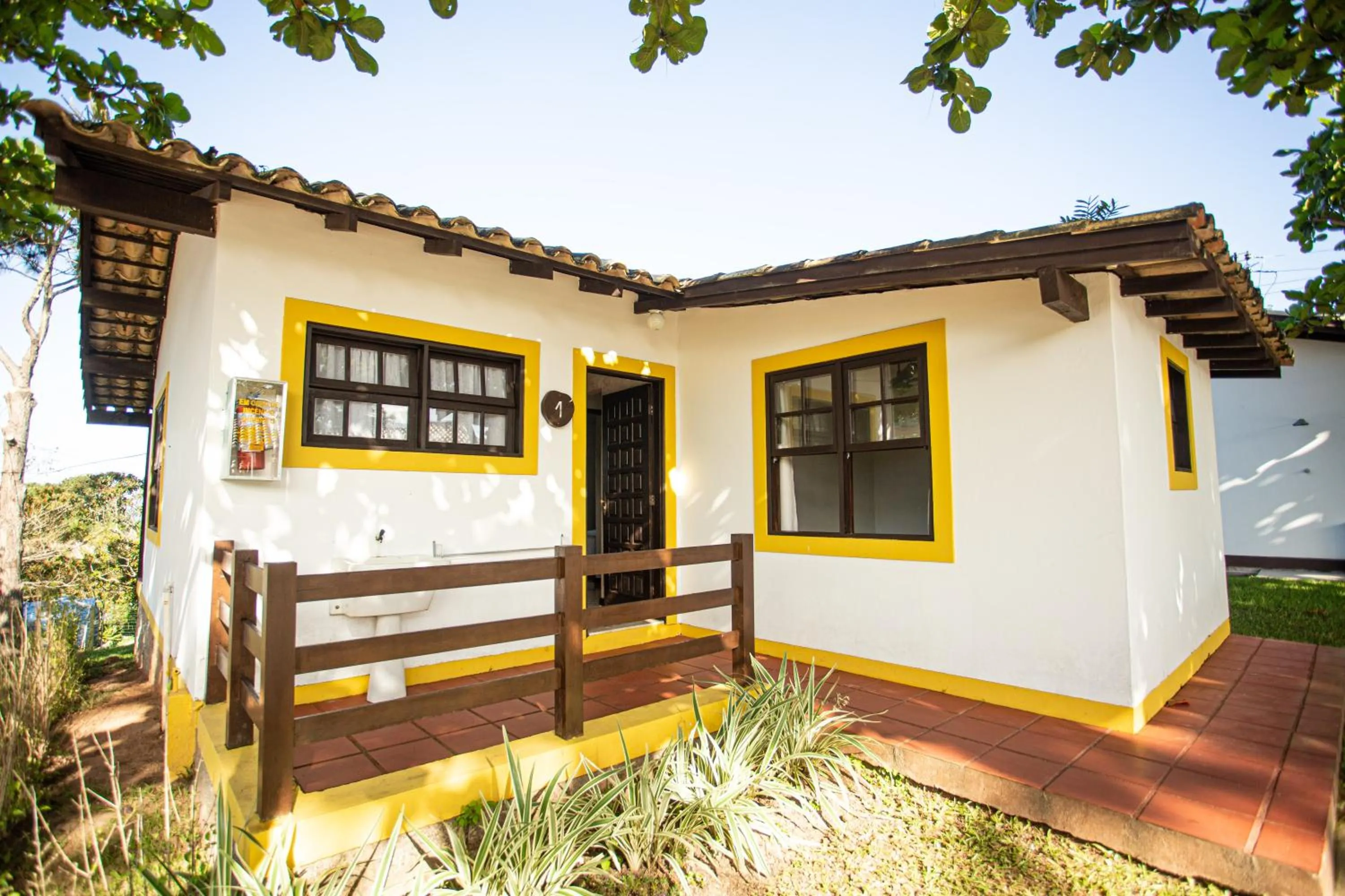 Property building in Pousada Cabanas da Praia Mole
