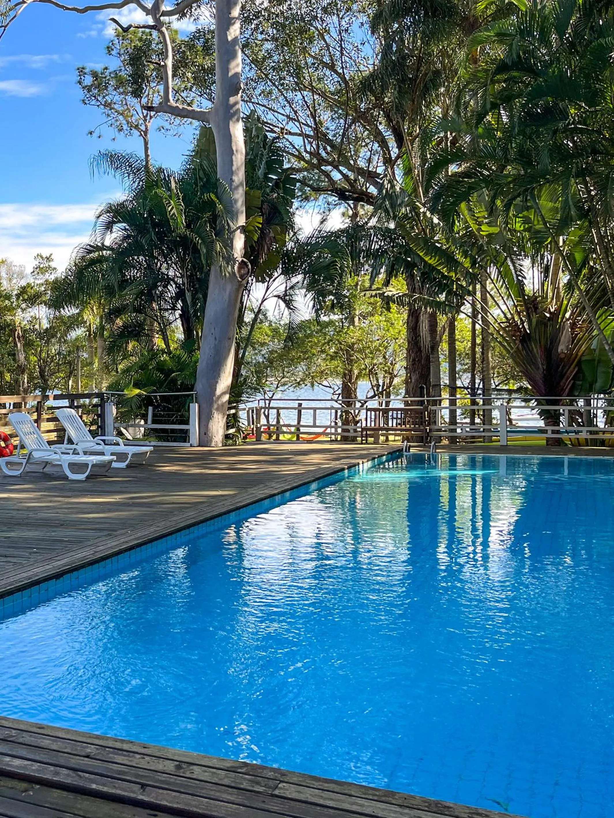 Swimming pool in Pousada Cabanas da Praia Mole