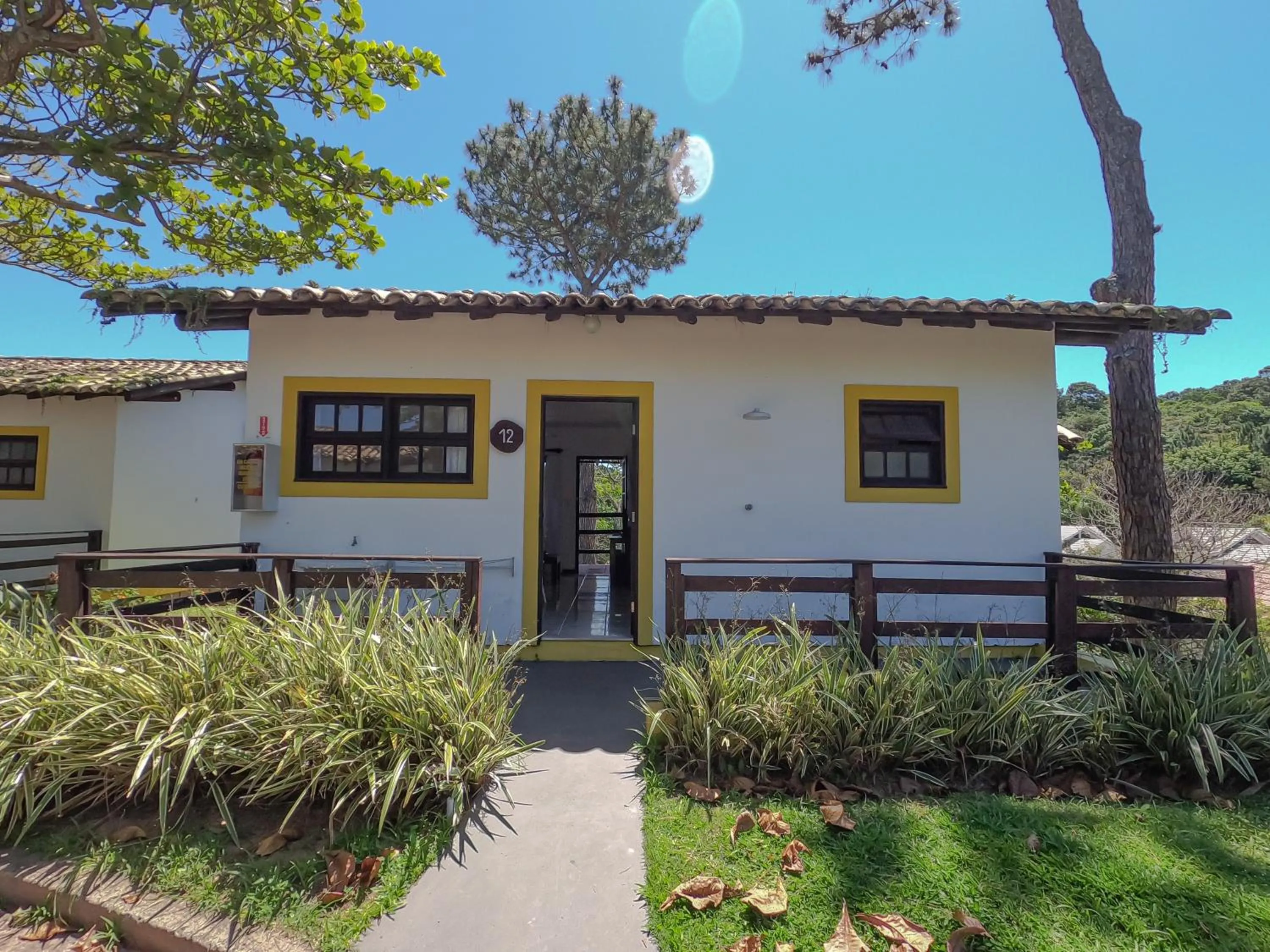 Property building in Pousada Cabanas da Praia Mole