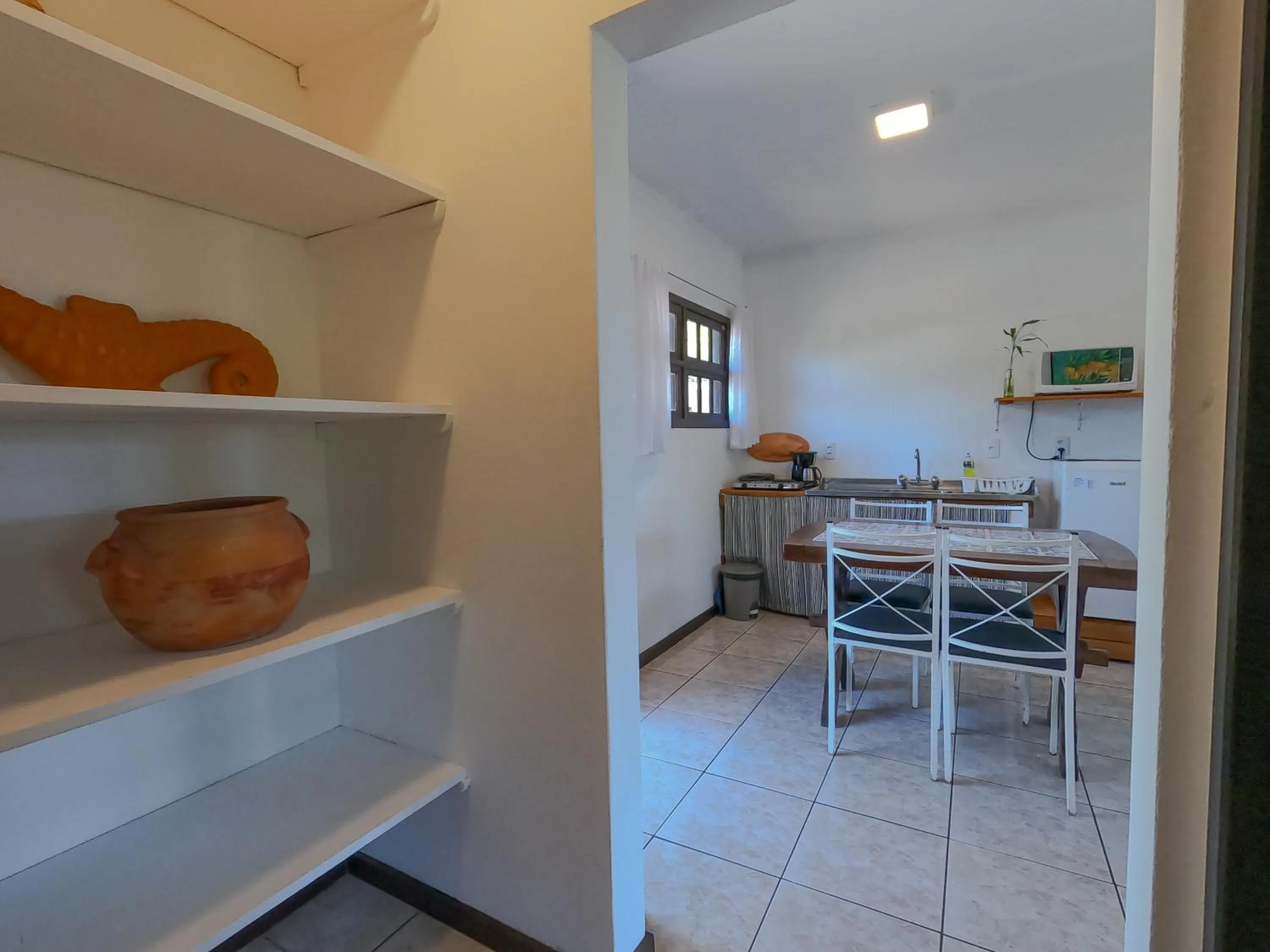 Dining area in Pousada Cabanas da Praia Mole