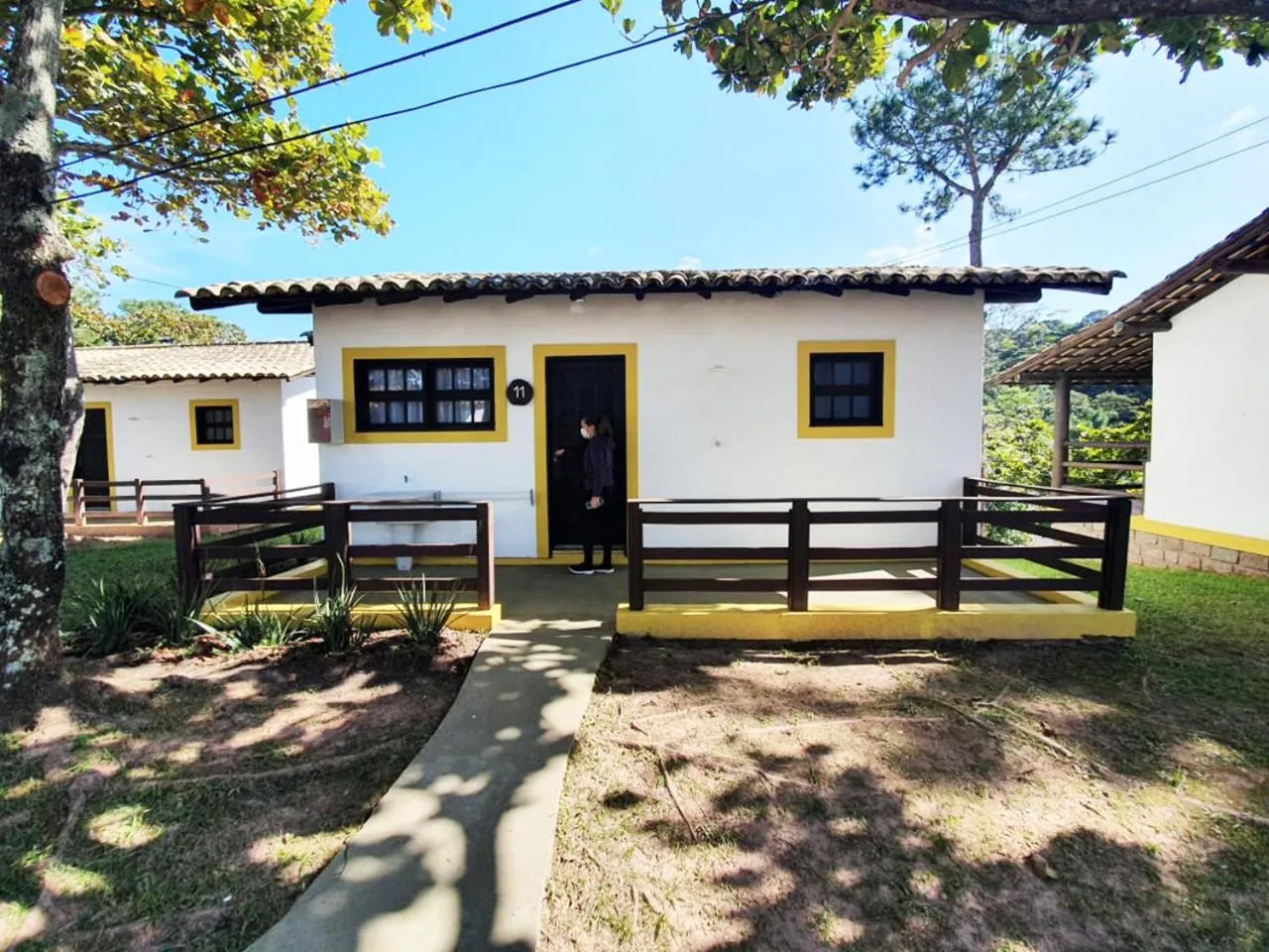 Property building in Pousada Cabanas da Praia Mole