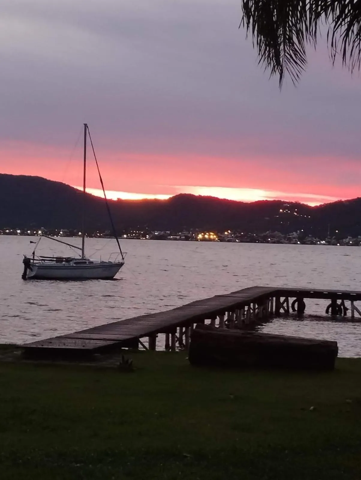 Sunset in Pousada Cabanas da Praia Mole