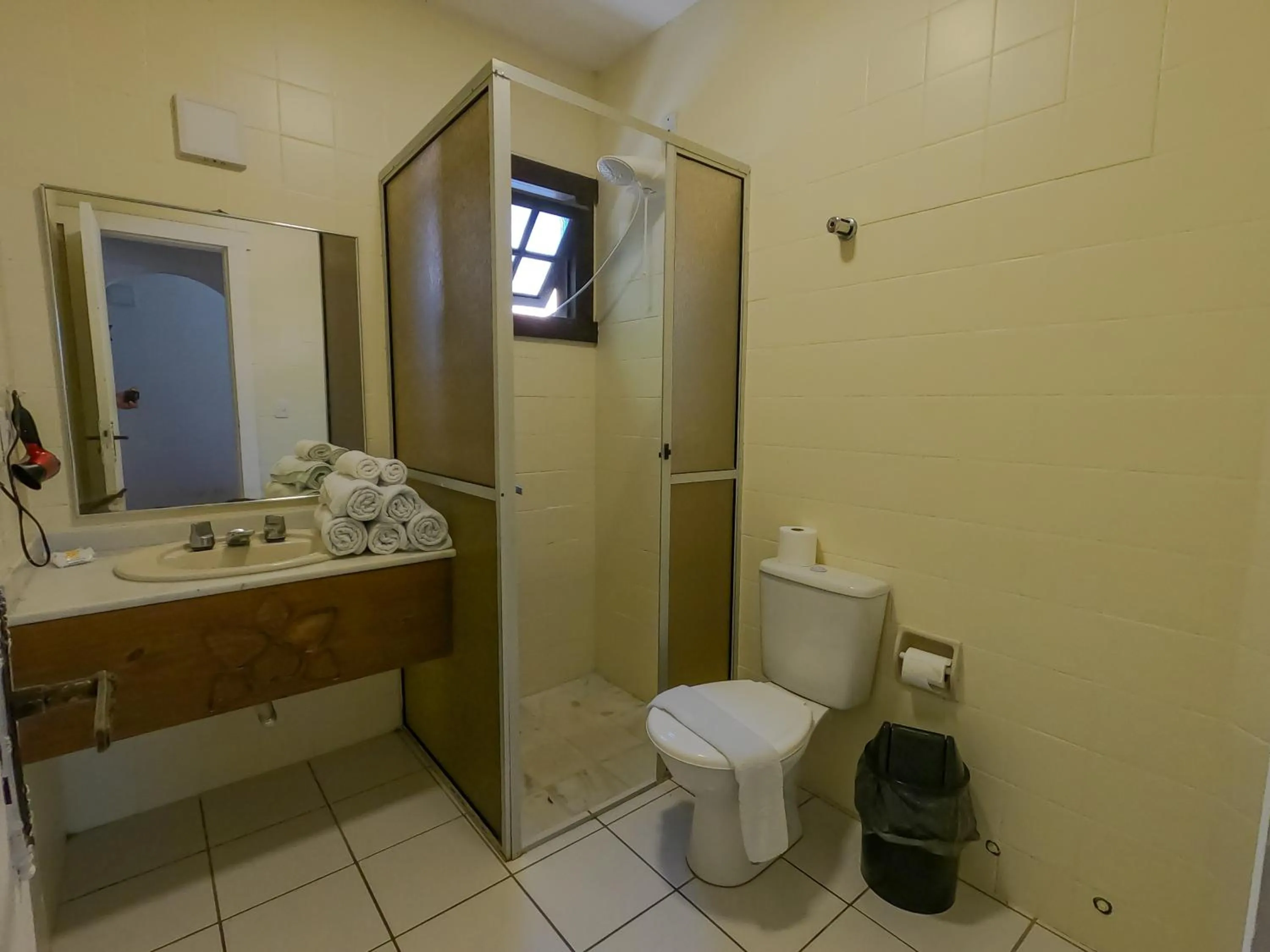 Bathroom in Pousada Cabanas da Praia Mole