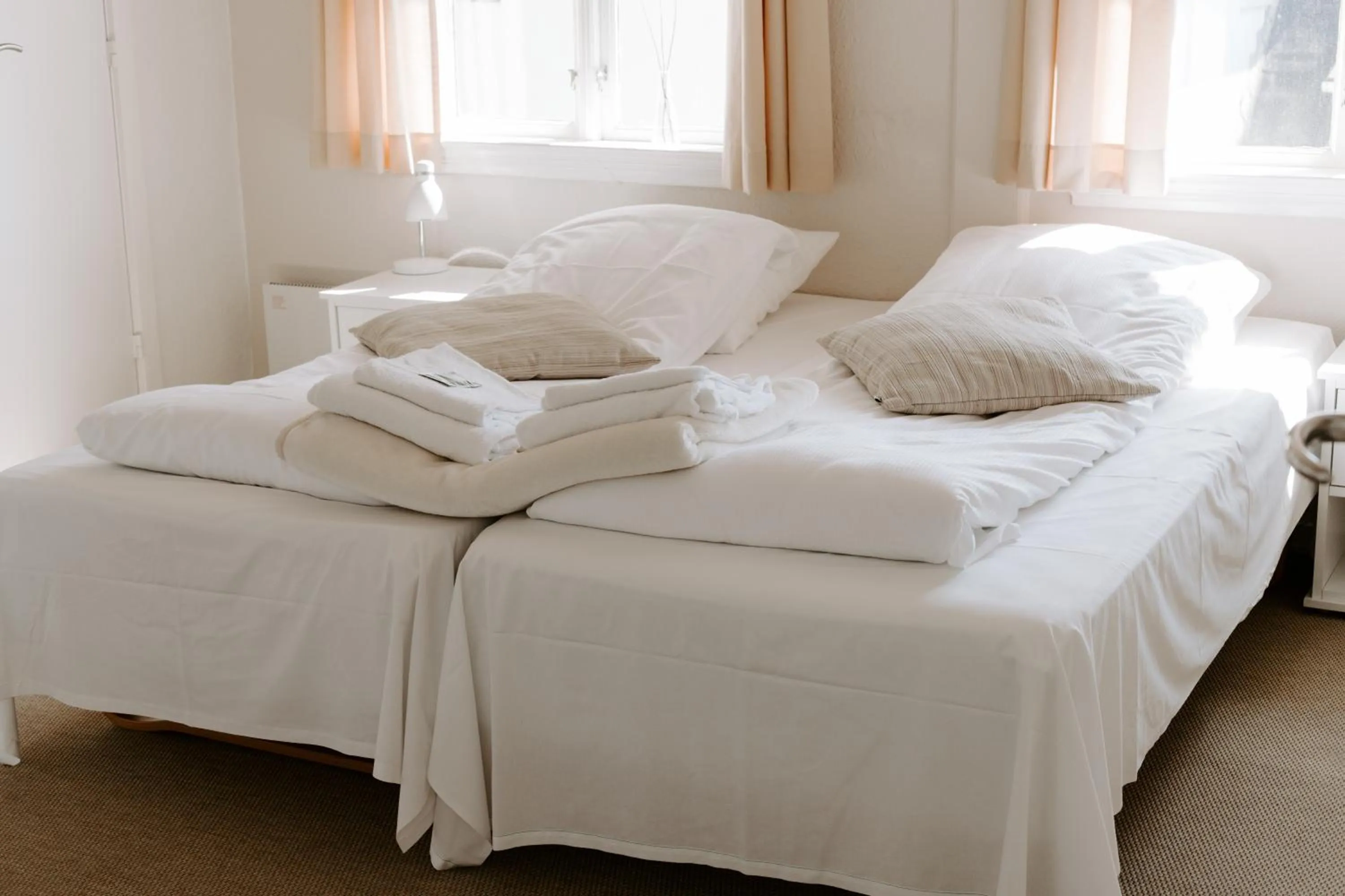 Bed in Hotel Sandvig Havn