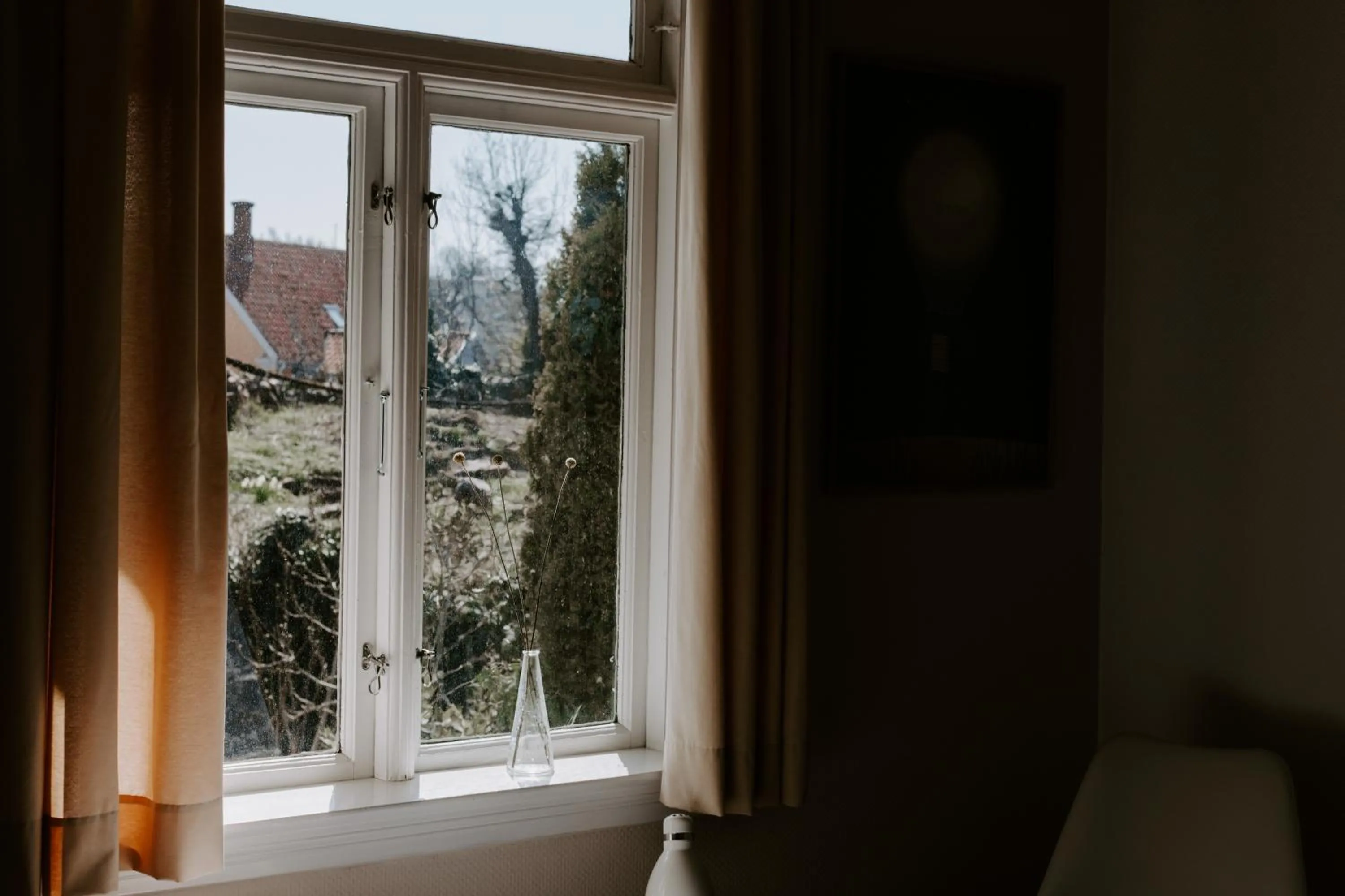 Garden view in Hotel Sandvig Havn