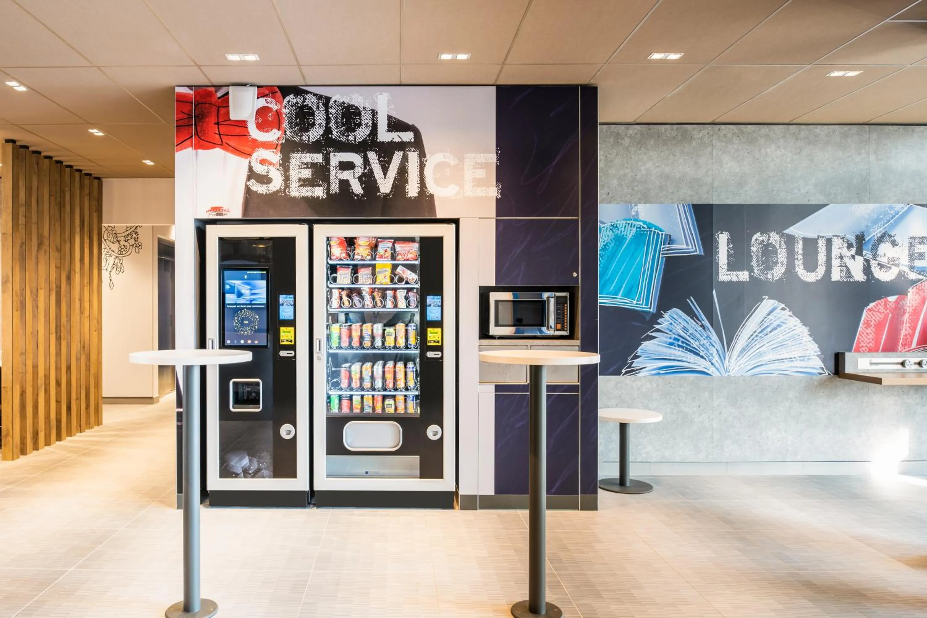 Lobby or reception in ibis budget Gonesse Le Bourget