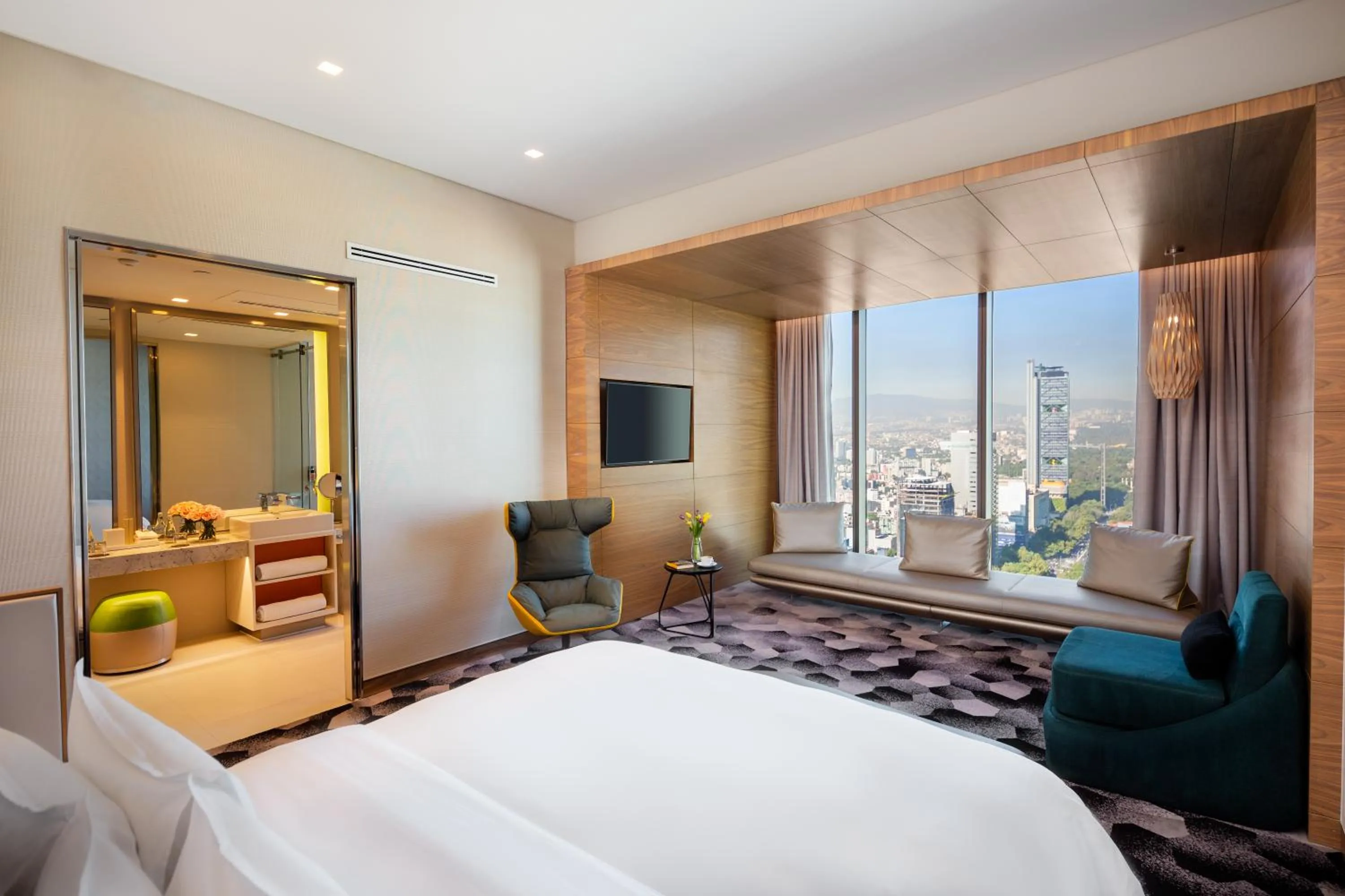 Bedroom, Bed in Sofitel Mexico City Reforma