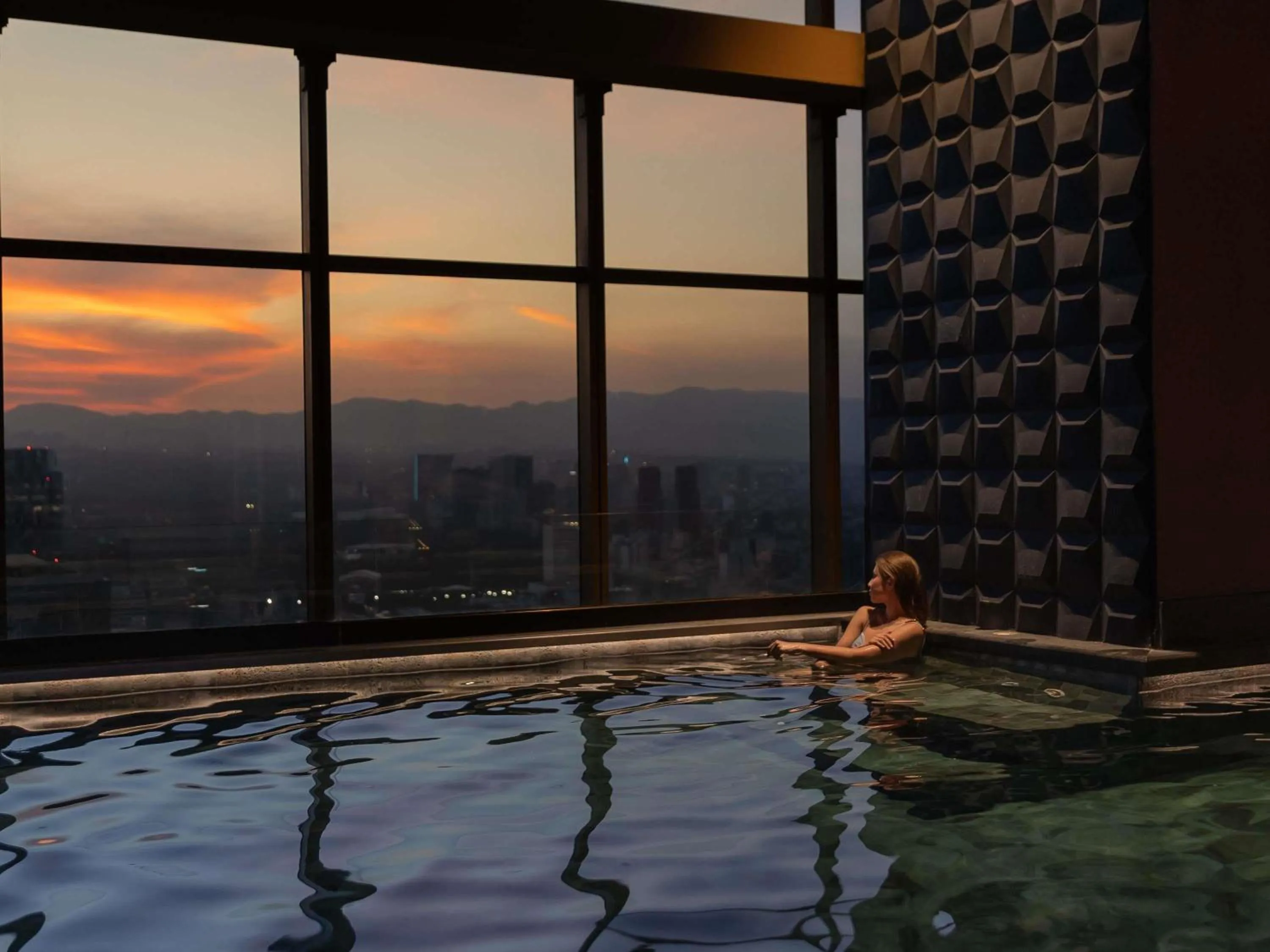 Pool view in Sofitel Mexico City Reforma