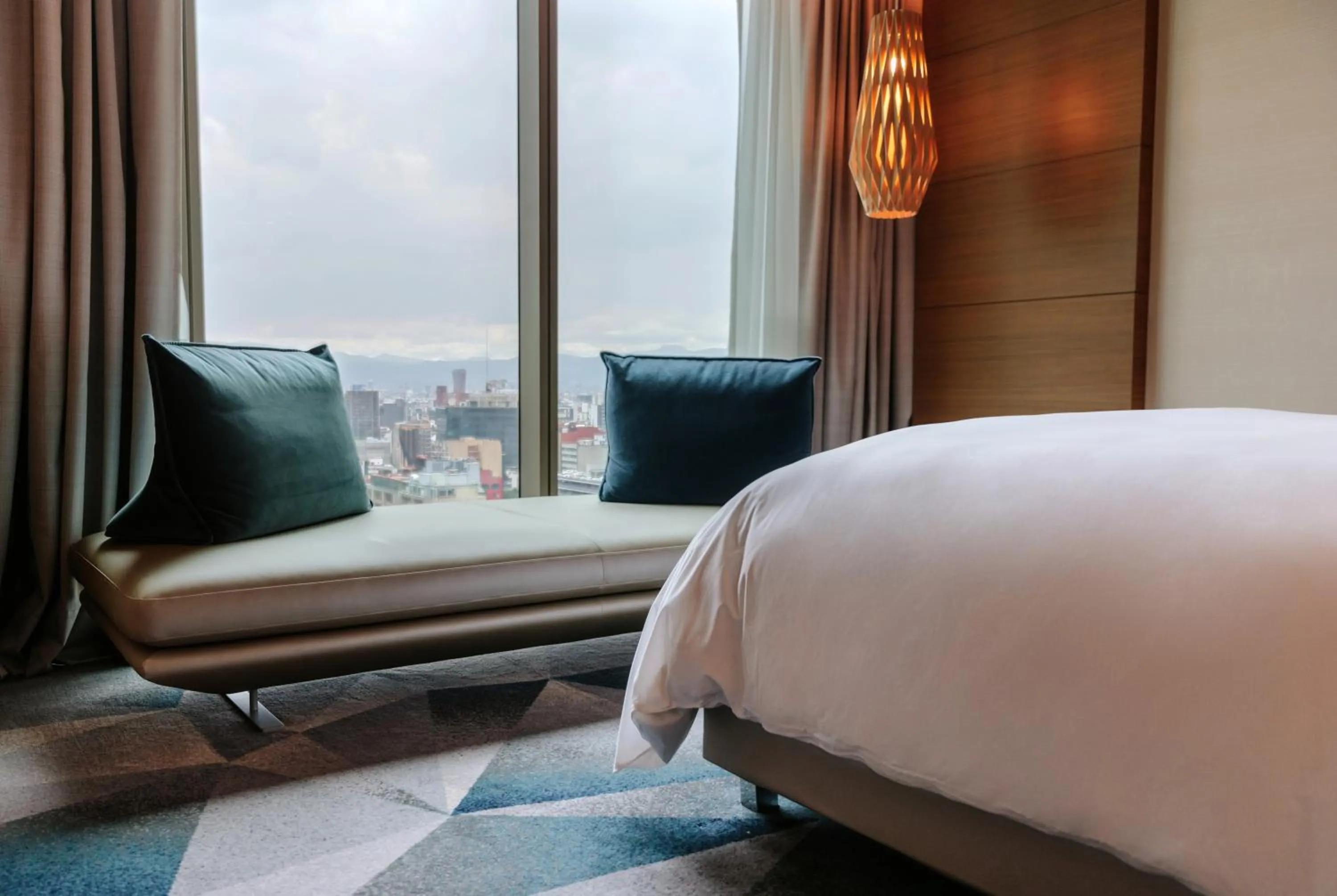Seating area, Bed in Sofitel Mexico City Reforma