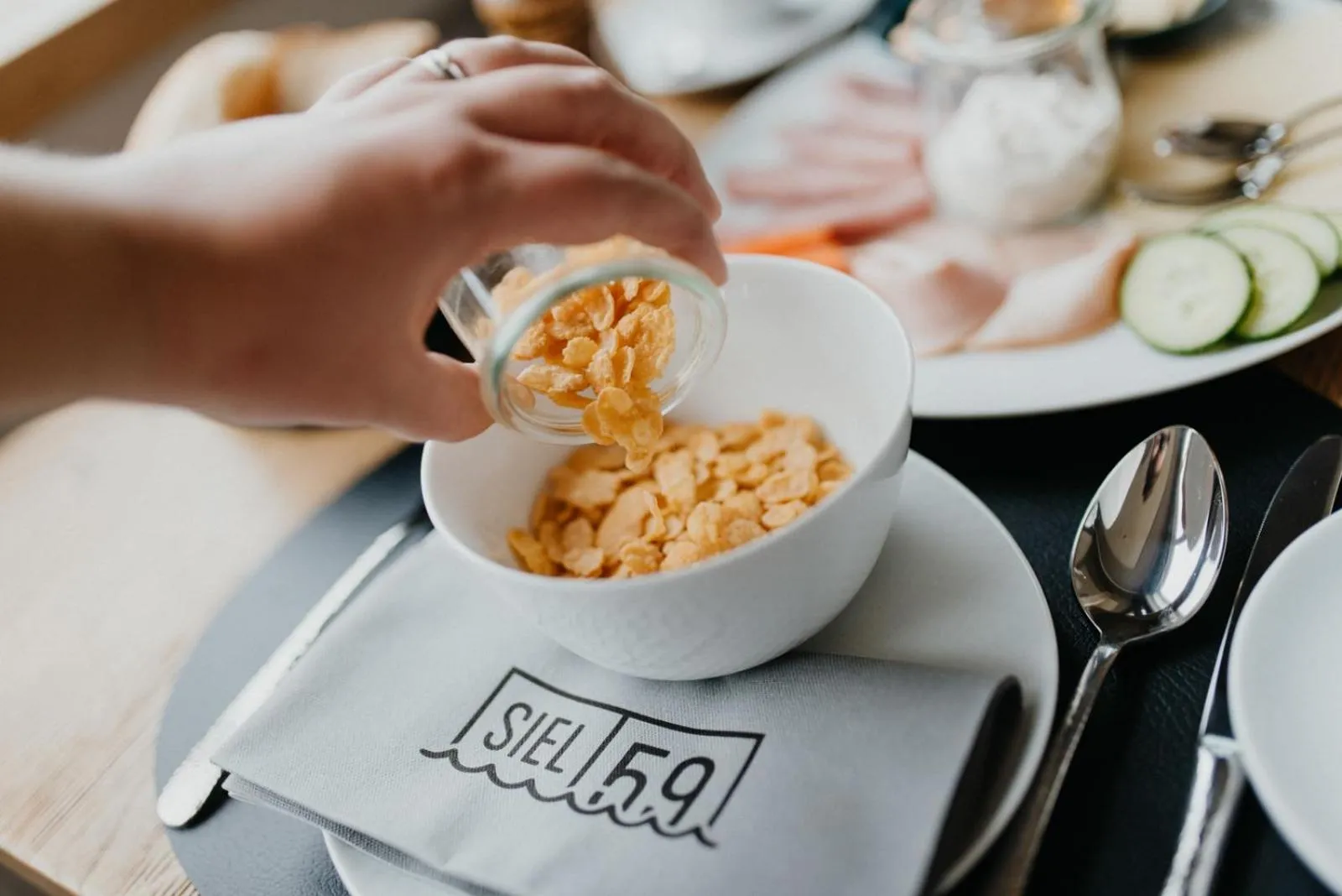 Food close-up in Siel59 Hotel & Restaurant