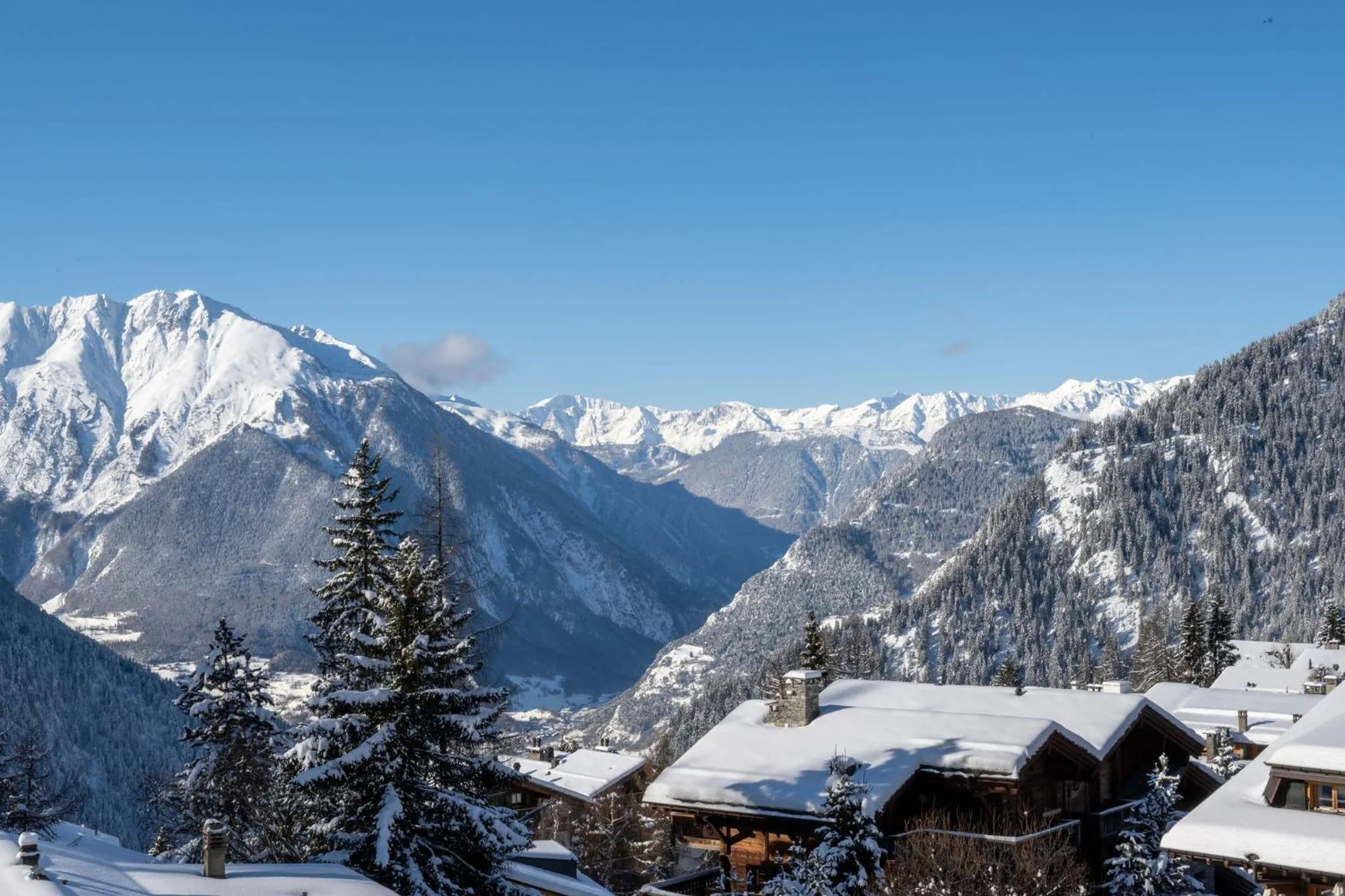 Natural landscape in Le Chalet de Flore