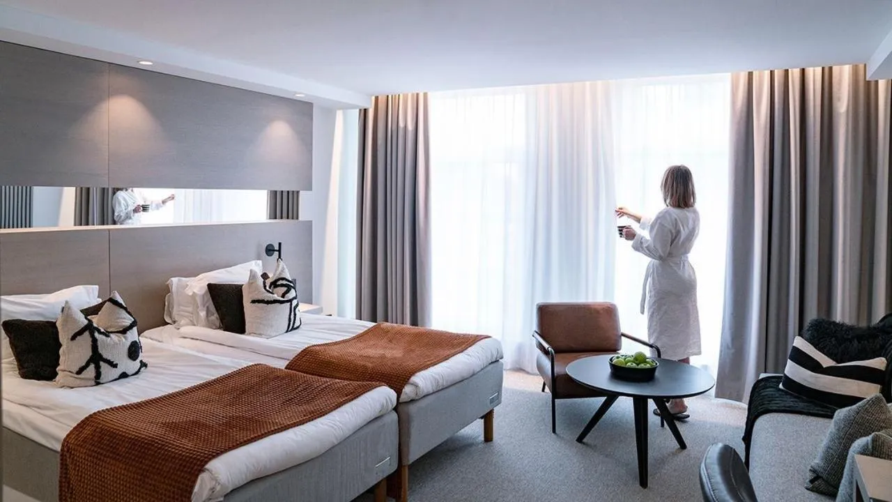 Bed in Hotel Tylösand