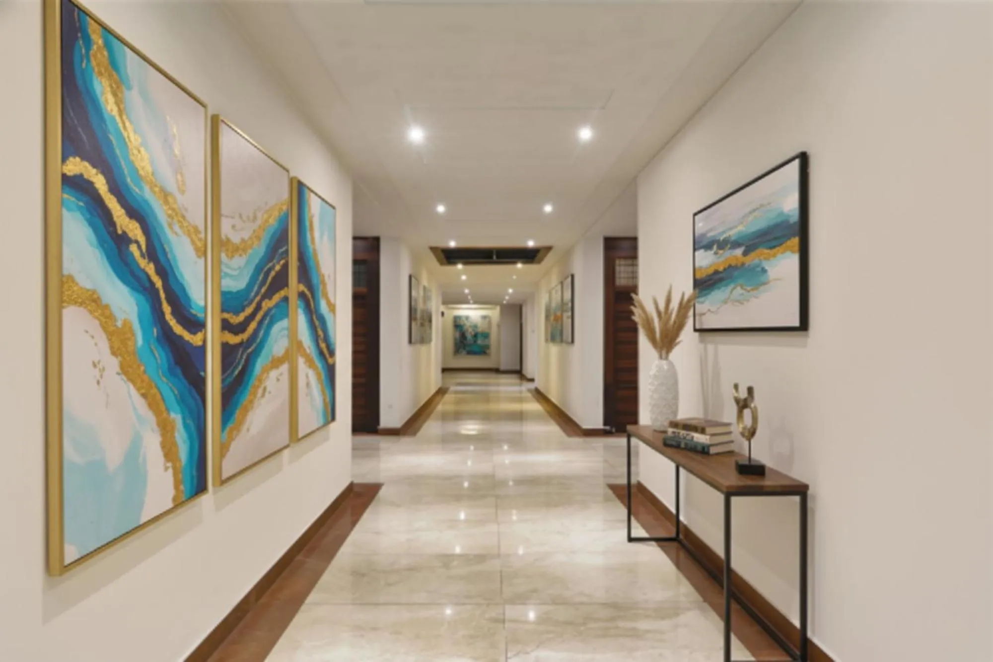Lobby or reception in FabHotel Triveni
