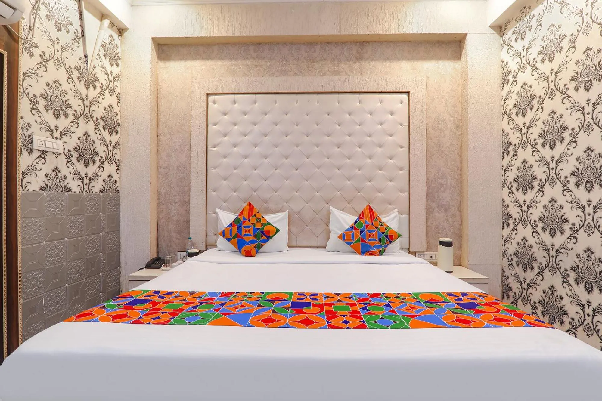 Bed in FabHotel Triveni