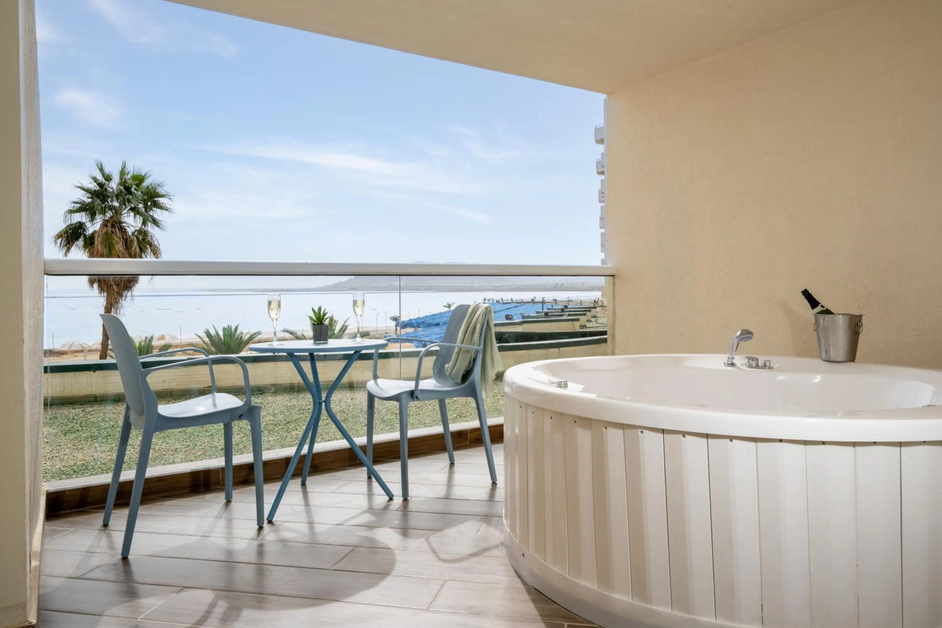 Balcony/Terrace in Leonardo Club Hotel Dead Sea - All Inclusive