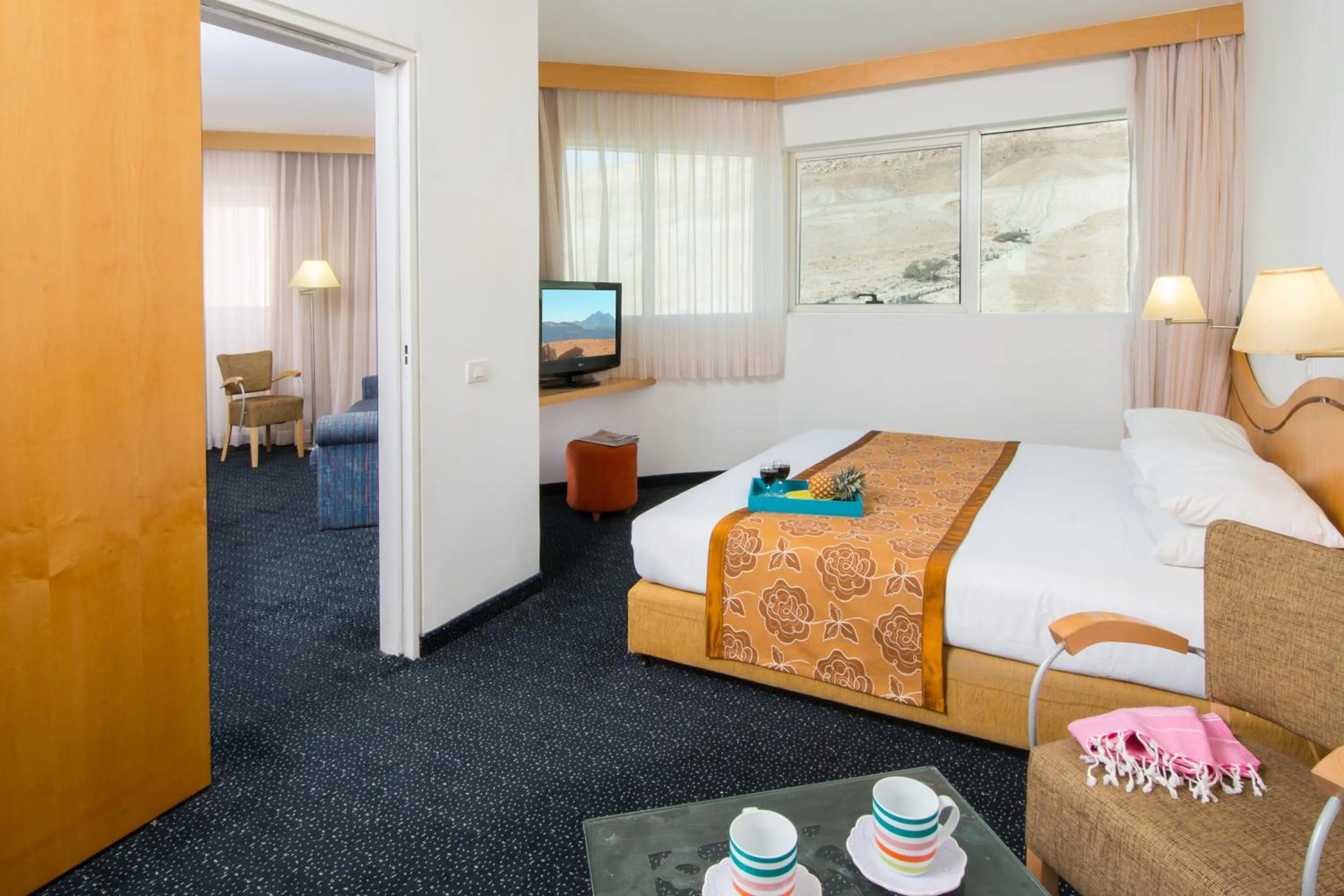 Bedroom, Bed in Leonardo Club Hotel Dead Sea - All Inclusive