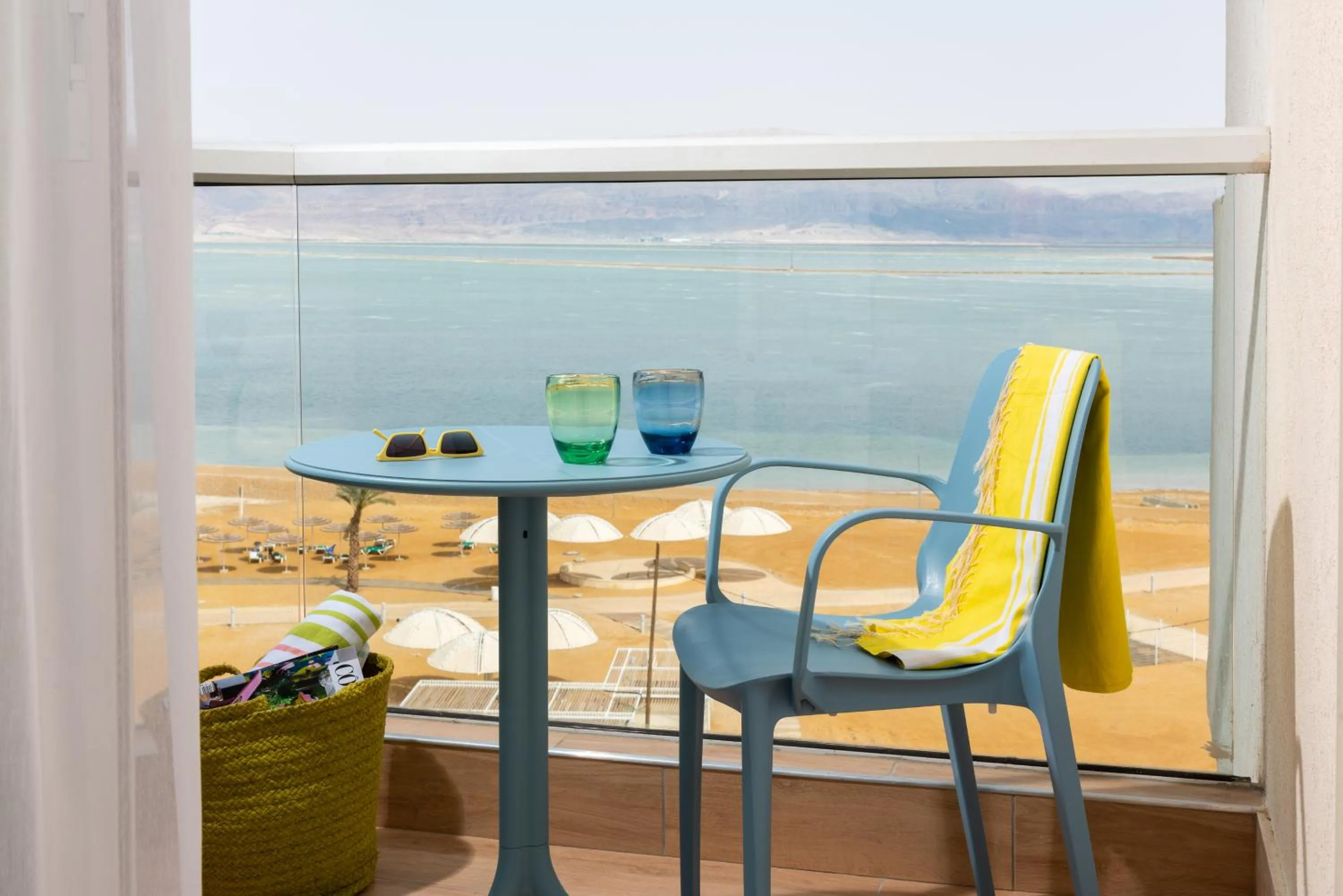 Balcony/Terrace in Leonardo Club Hotel Dead Sea - All Inclusive