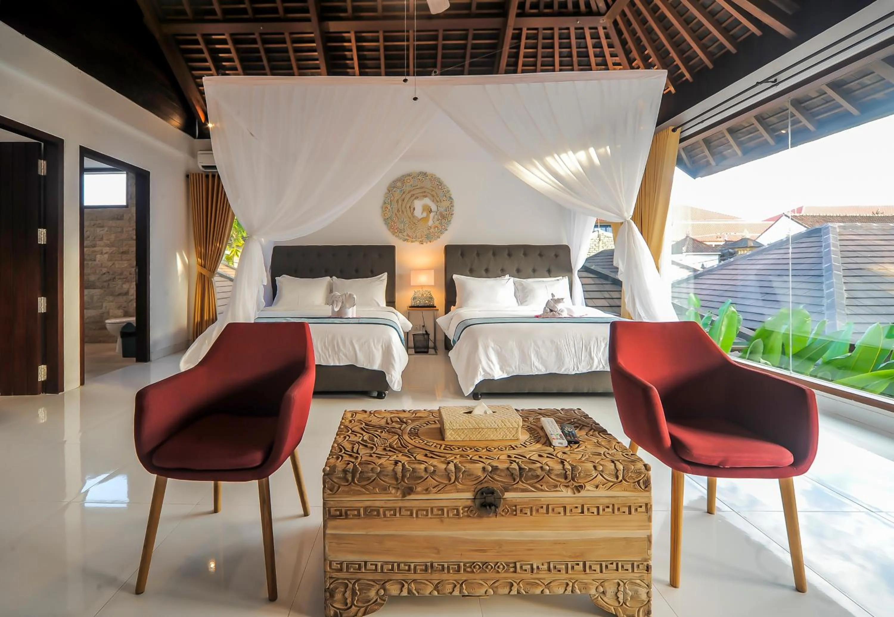 Bed in Villa Pearl Seminyak