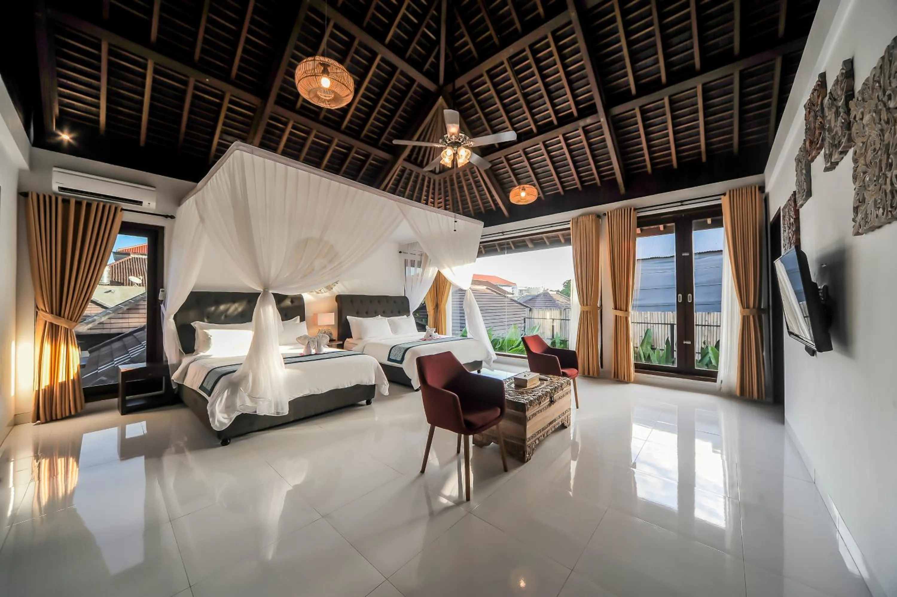 Bed in Villa Pearl Seminyak