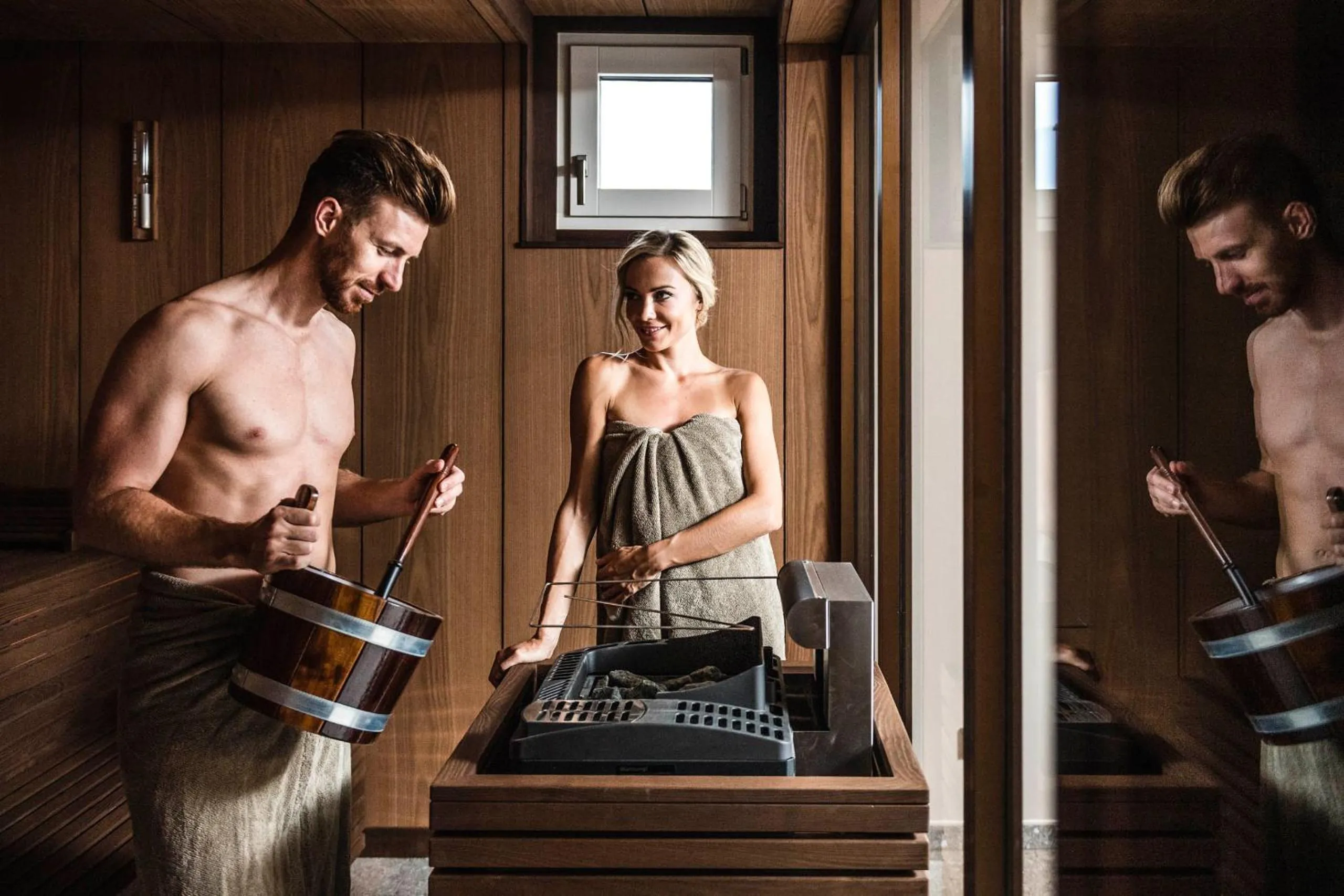 Sauna in Prunner Luxury Suites - Adults Only