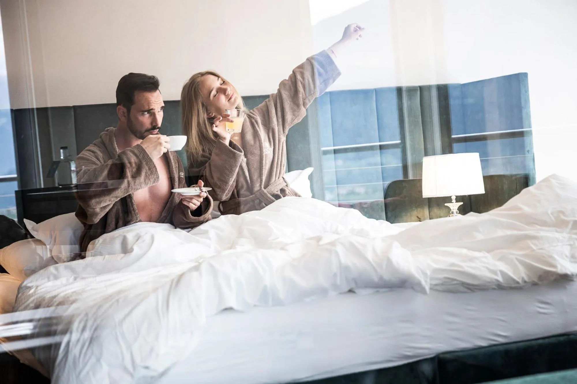 Bed in Prunner Luxury Suites - Adults Only