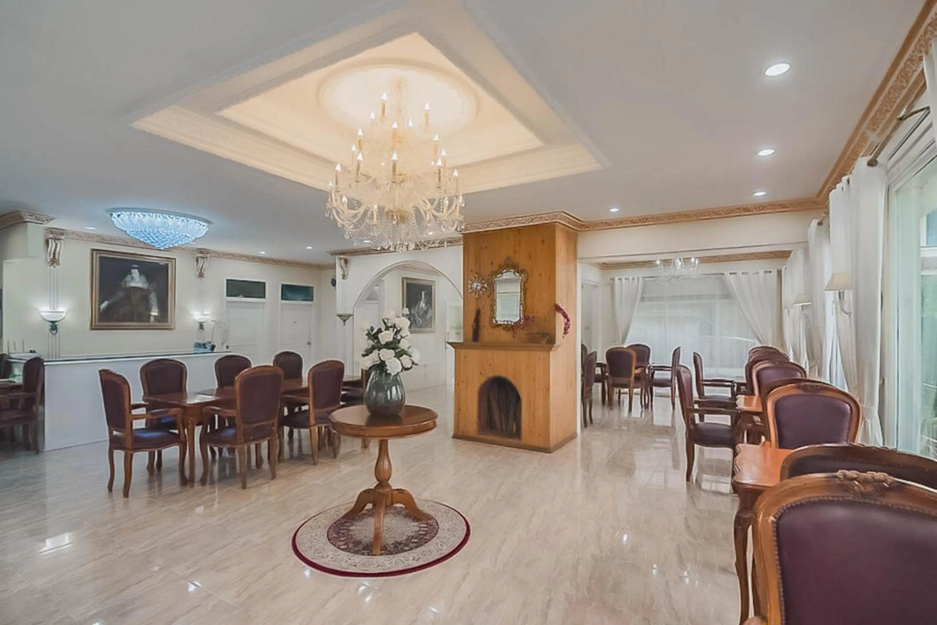 Lobby or reception in Urbanview Hotel Mon Bel Cibodas by RedDoorz