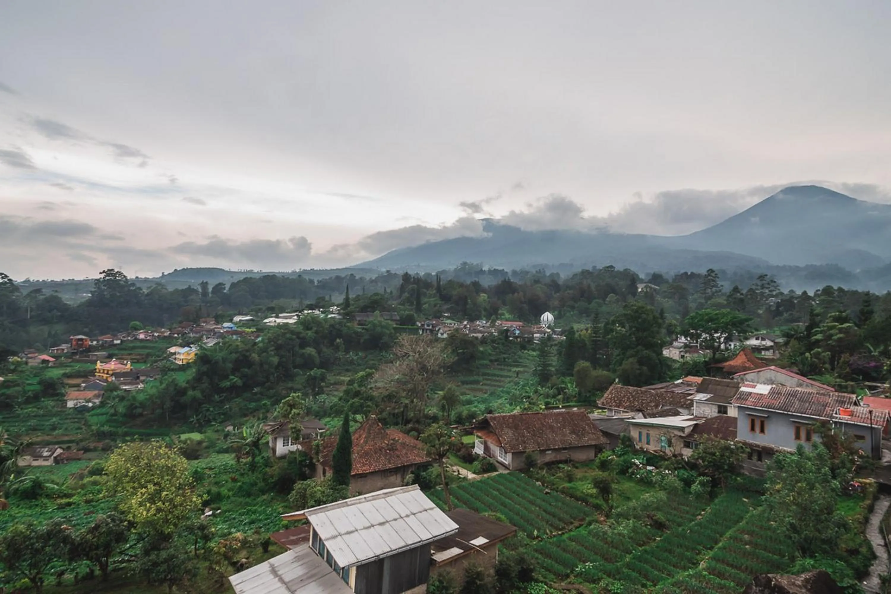 Mountain view in Urbanview Hotel Mon Bel Cibodas by RedDoorz