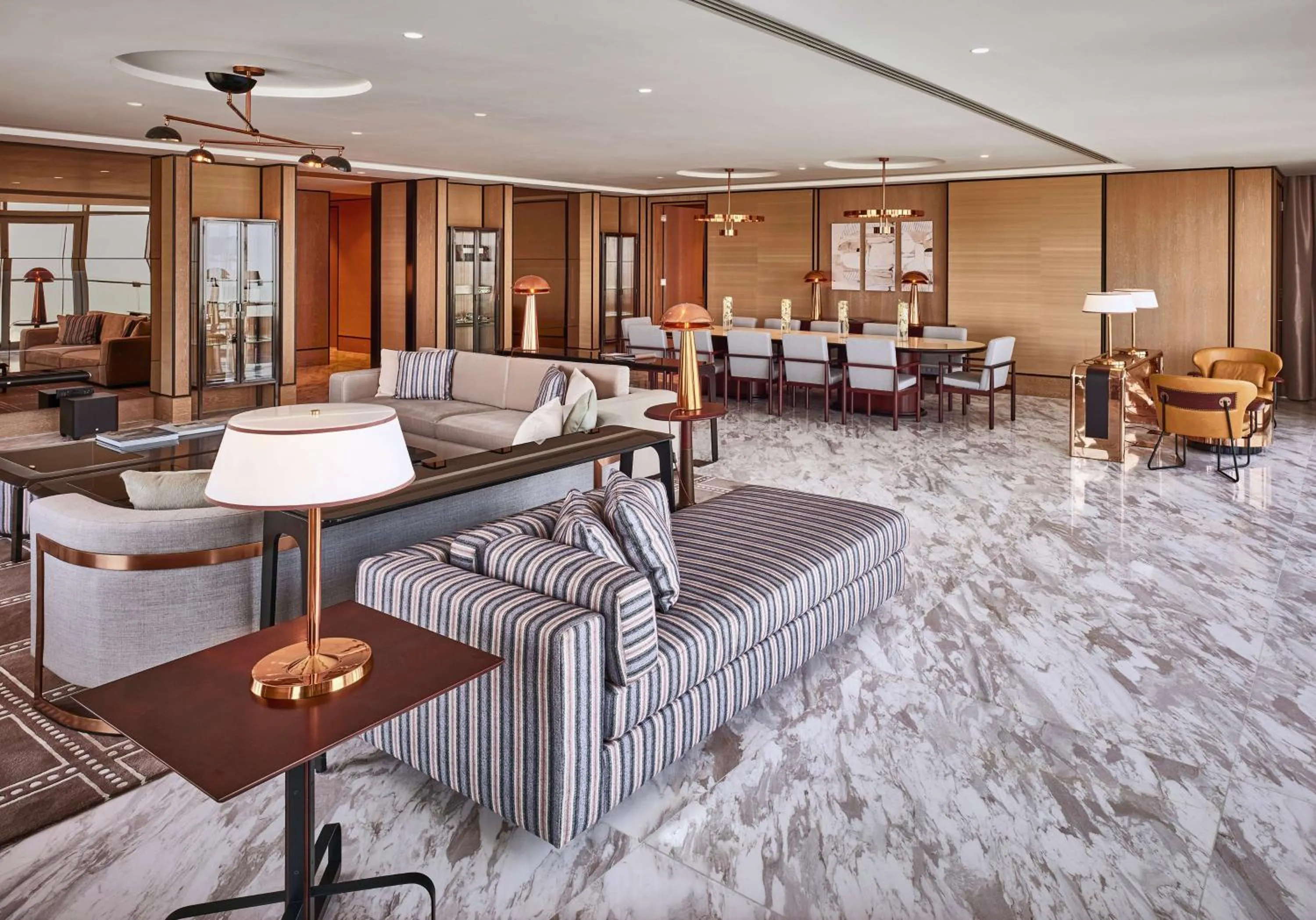 Living room in Waldorf Astoria Dubai International Financial Centre