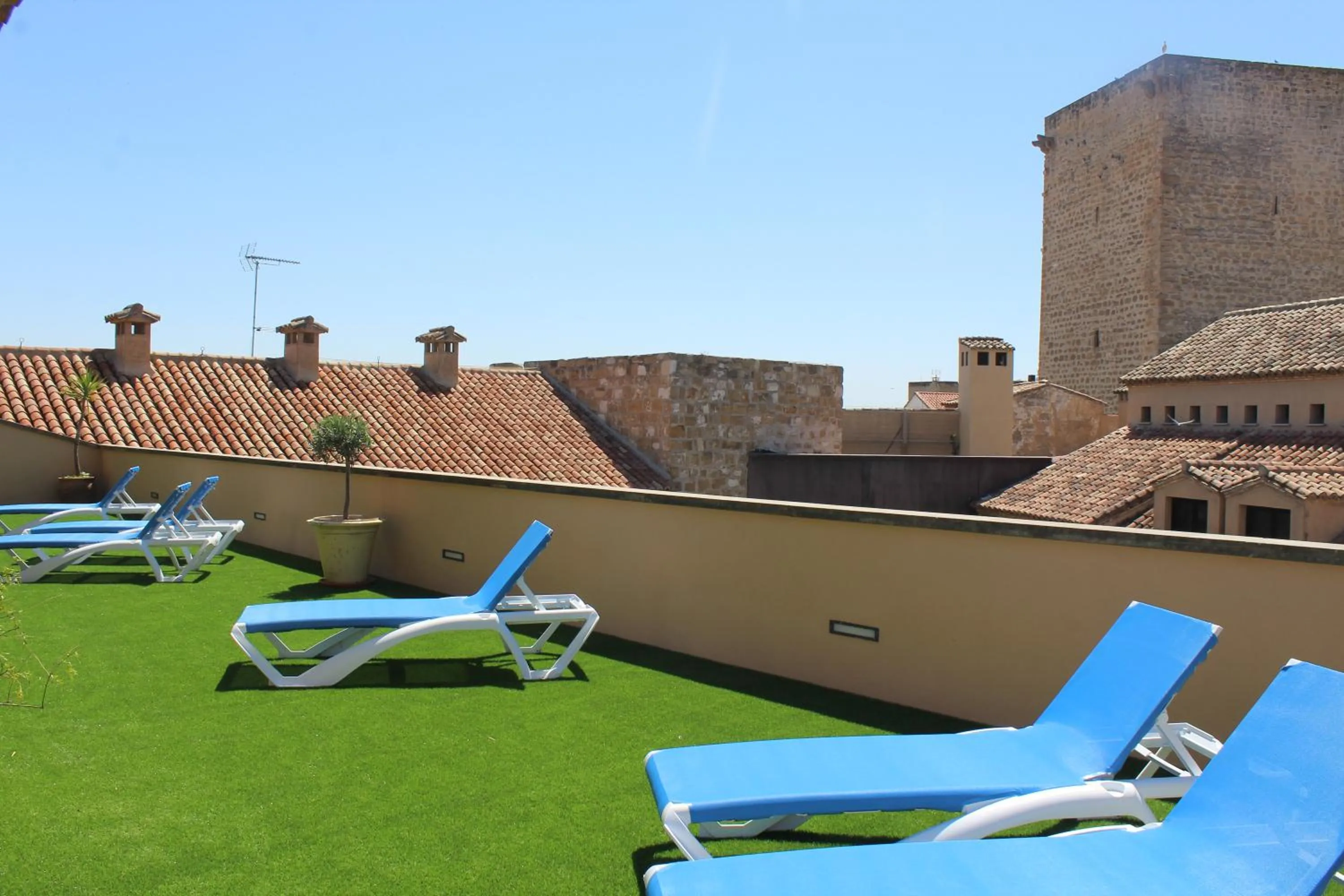 Solarium in Hotel Palacio de Mengibar