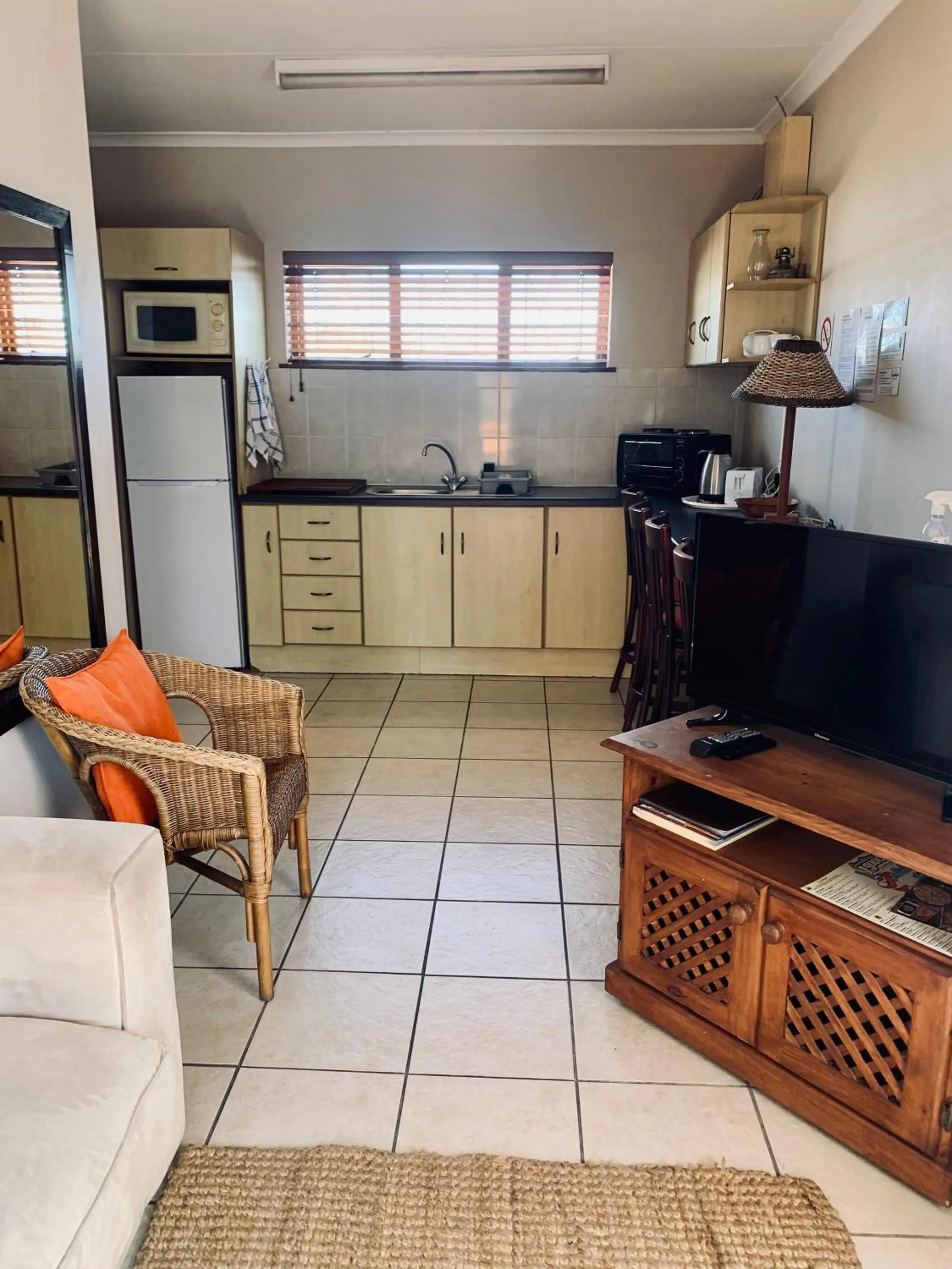 Living room in Summerstrand Beach Lodge