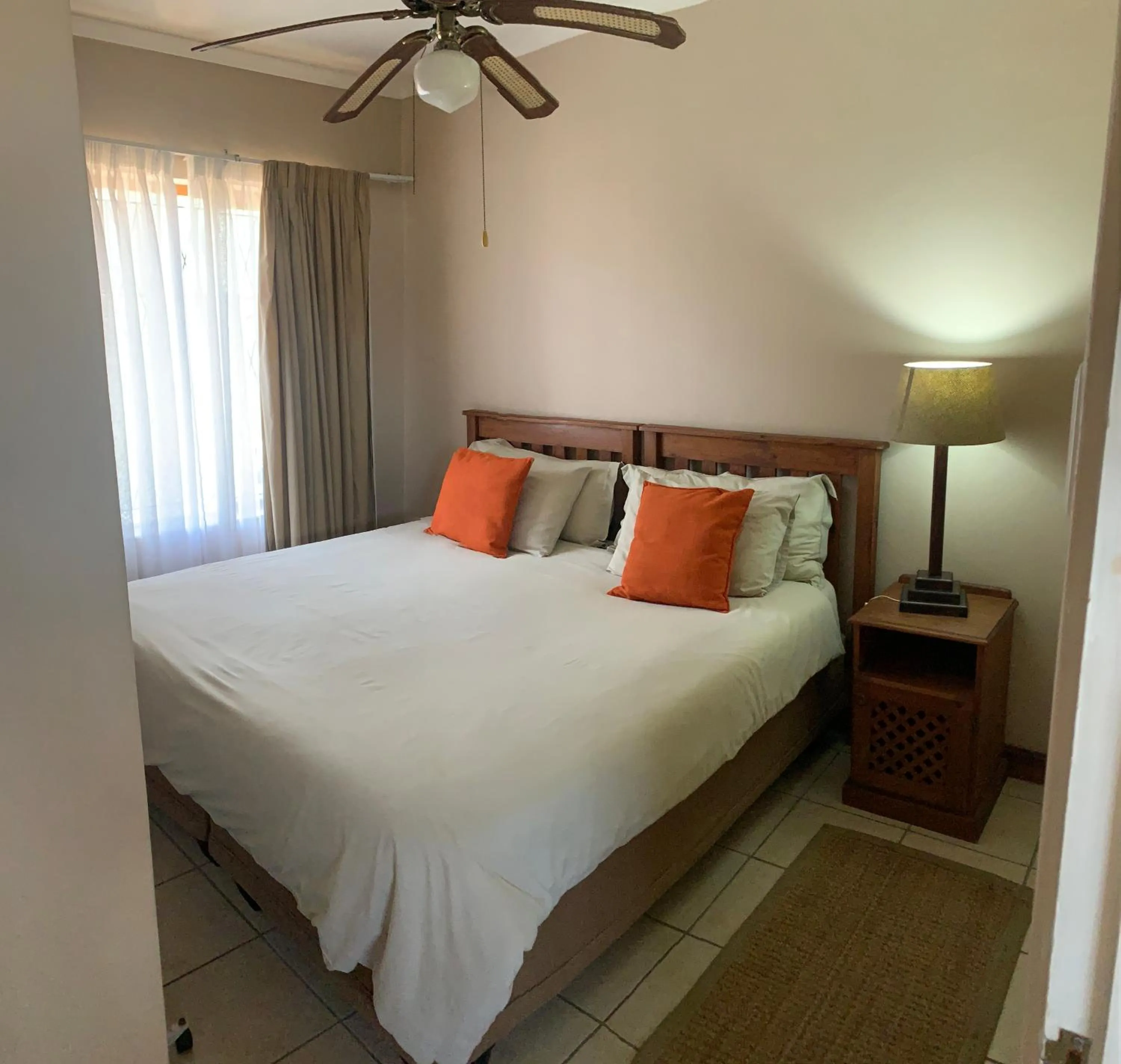 Bed in Summerstrand Beach Lodge