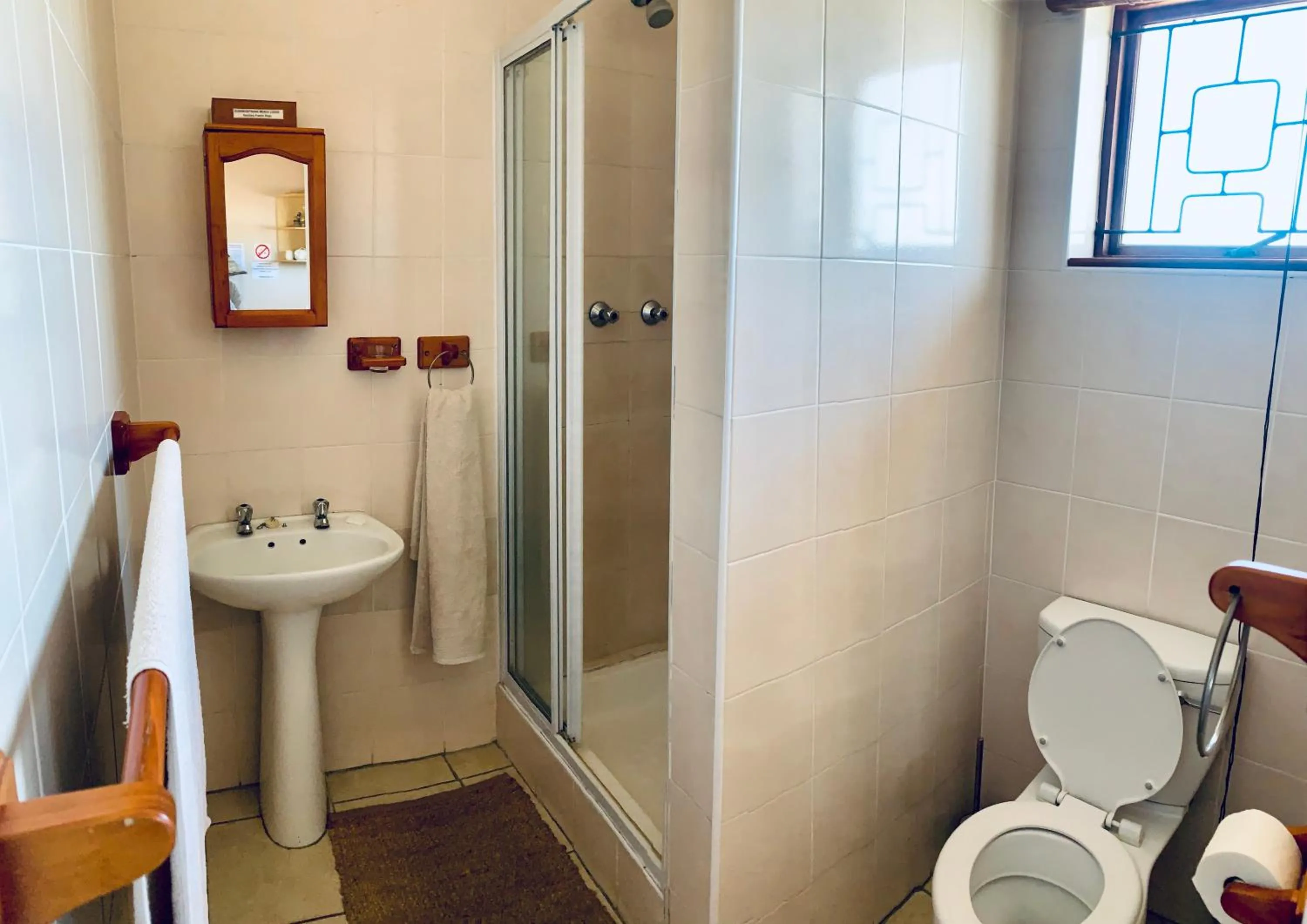 Shower in Summerstrand Beach Lodge