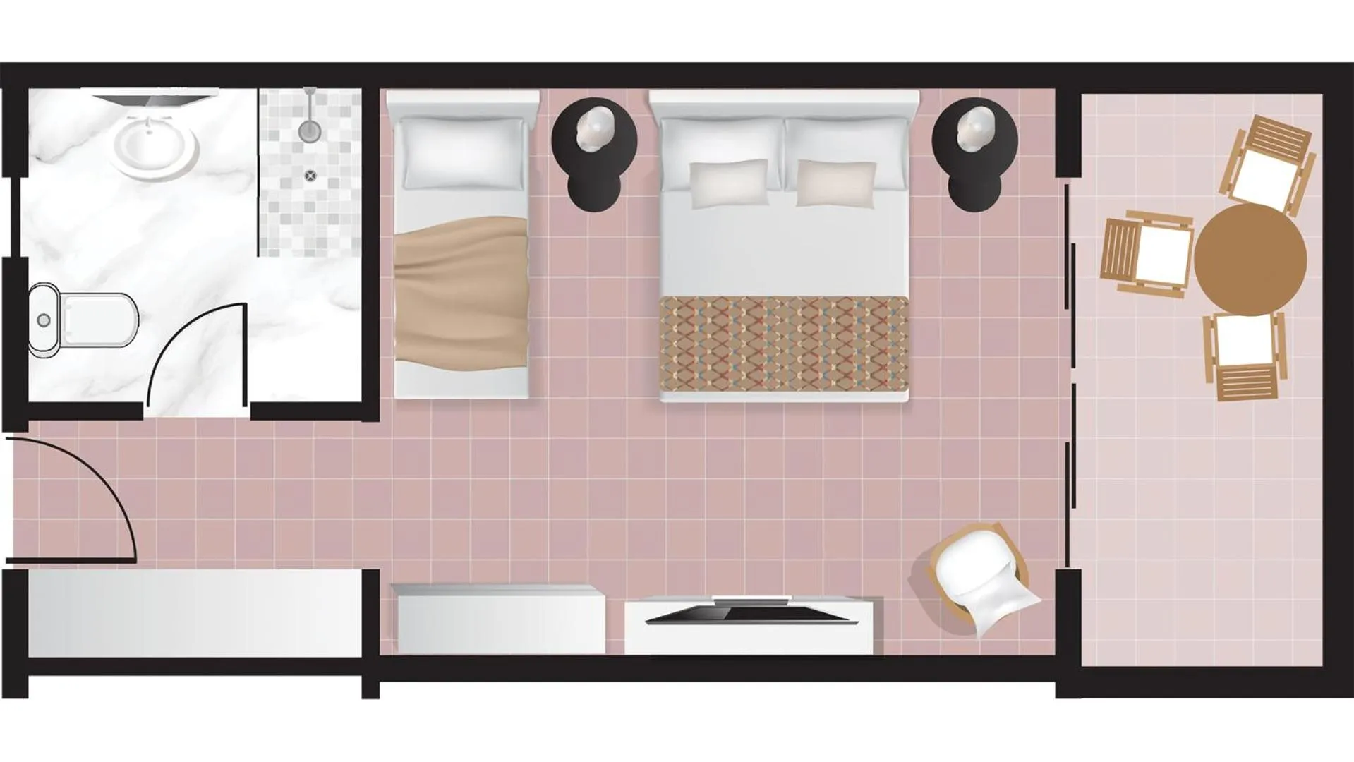 Floor plan in Grecotel Casa Marron