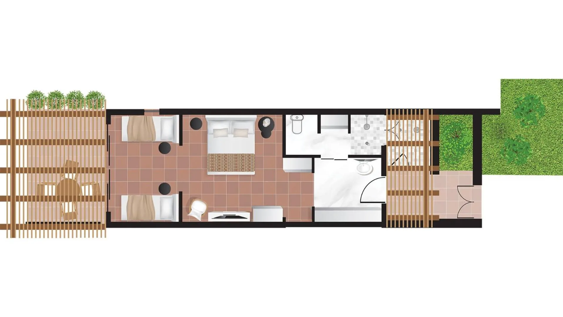 Floor plan in Grecotel Casa Marron