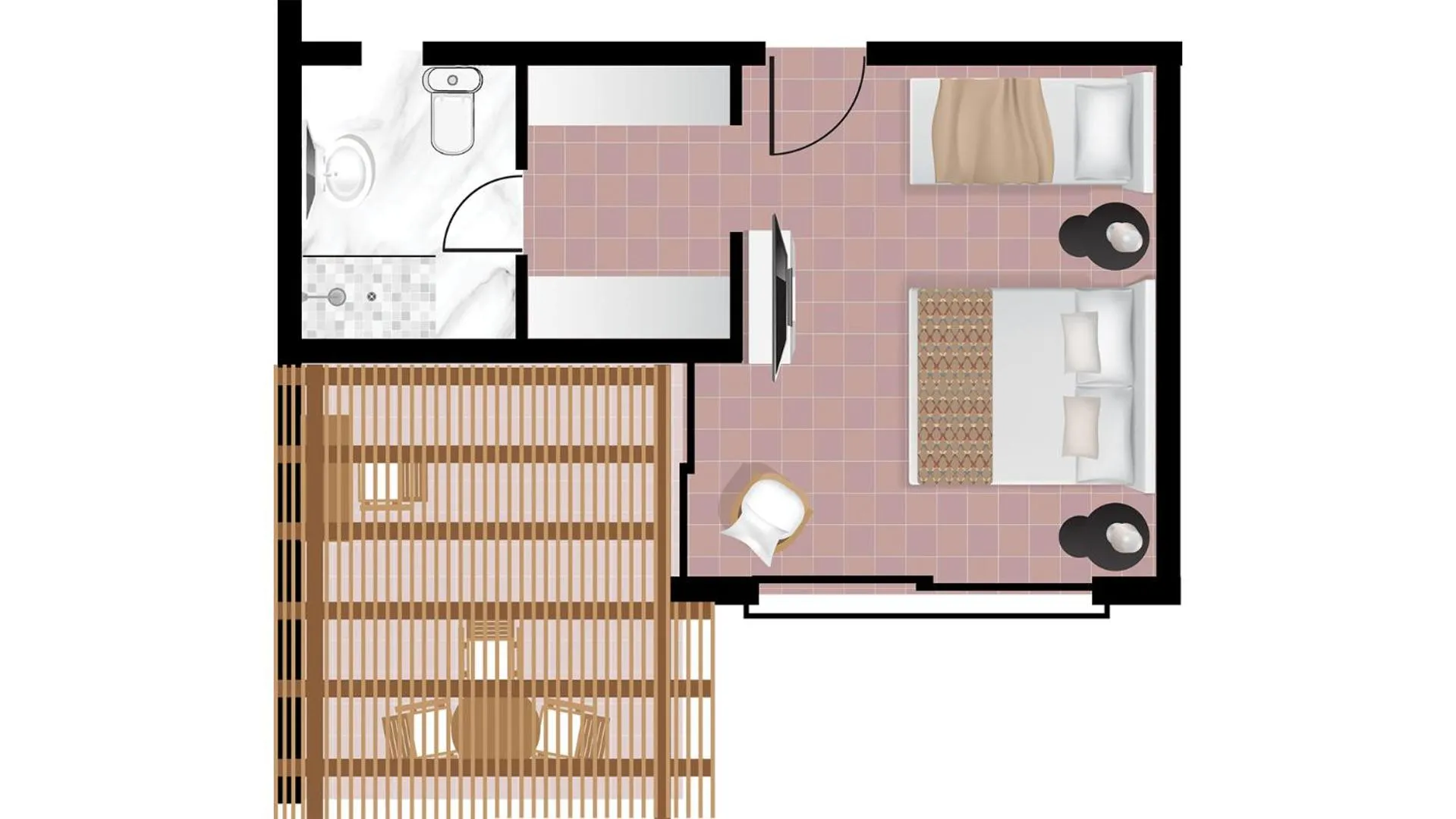 Floor plan in Grecotel Casa Marron