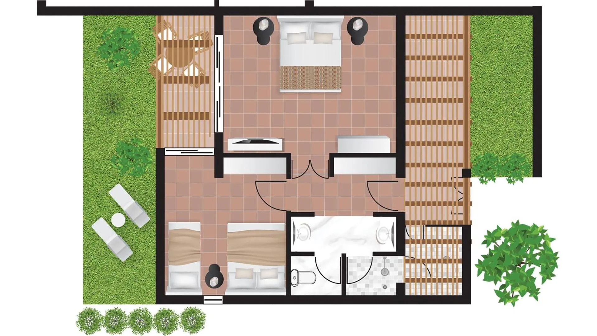 Floor plan in Grecotel Casa Marron