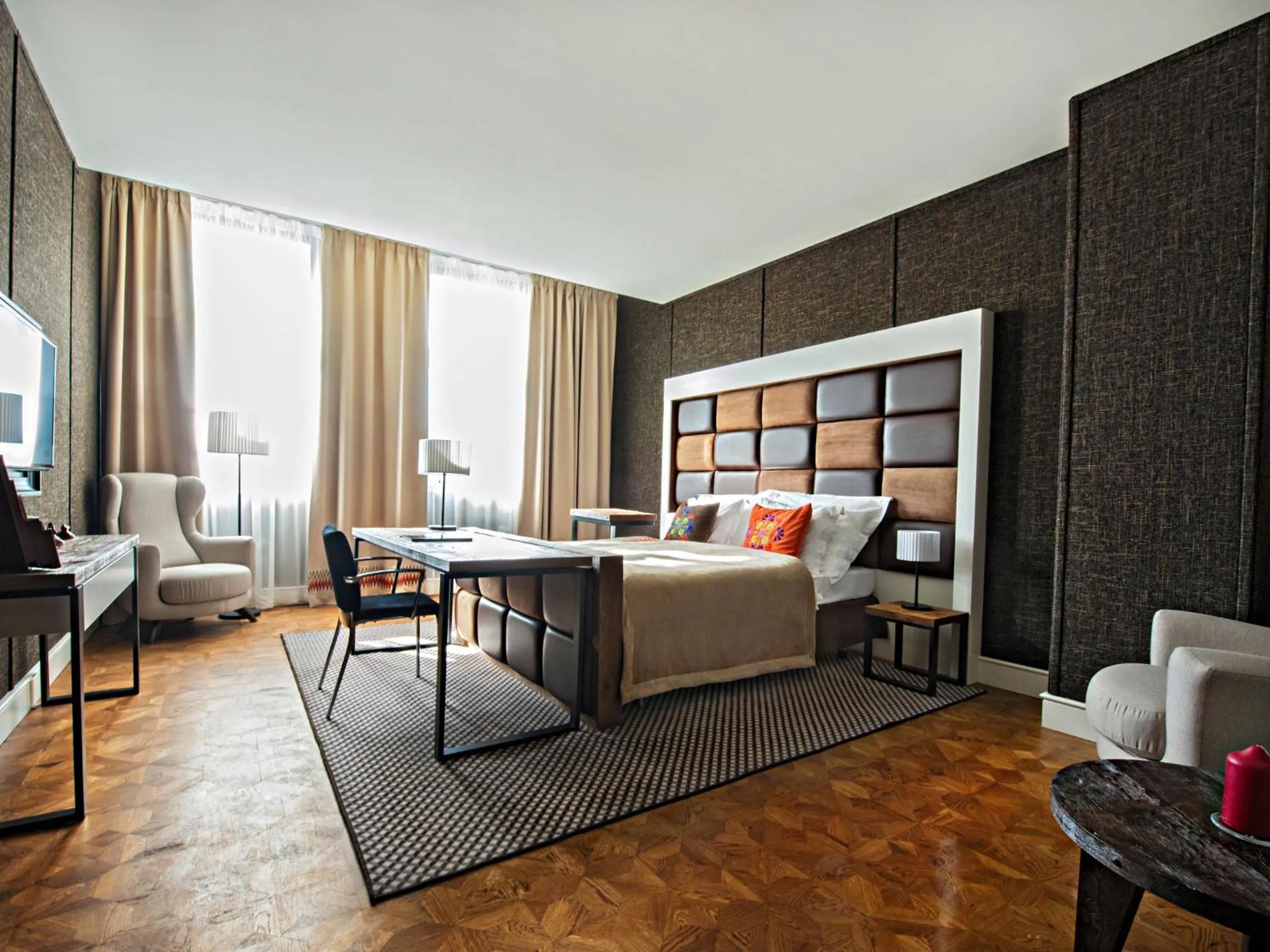 Bed in Hotel Bristol Tradition and Luxury