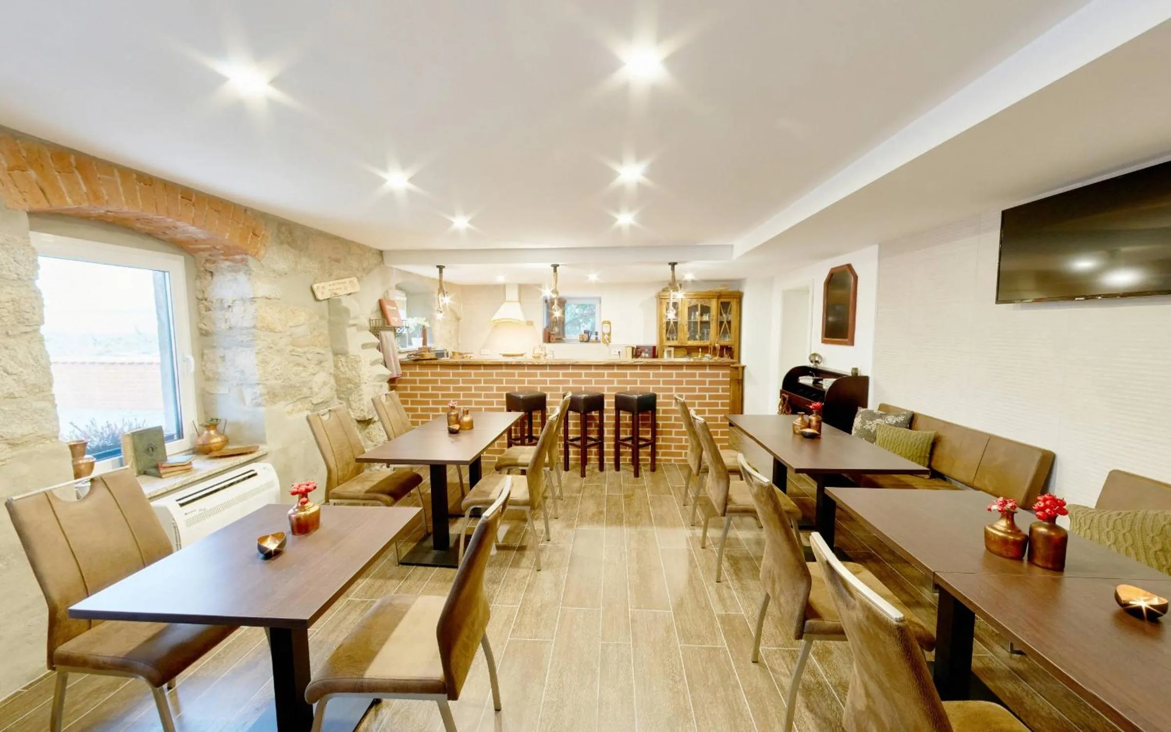 Communal lounge/ TV room in "Alte Pension" Bautzen