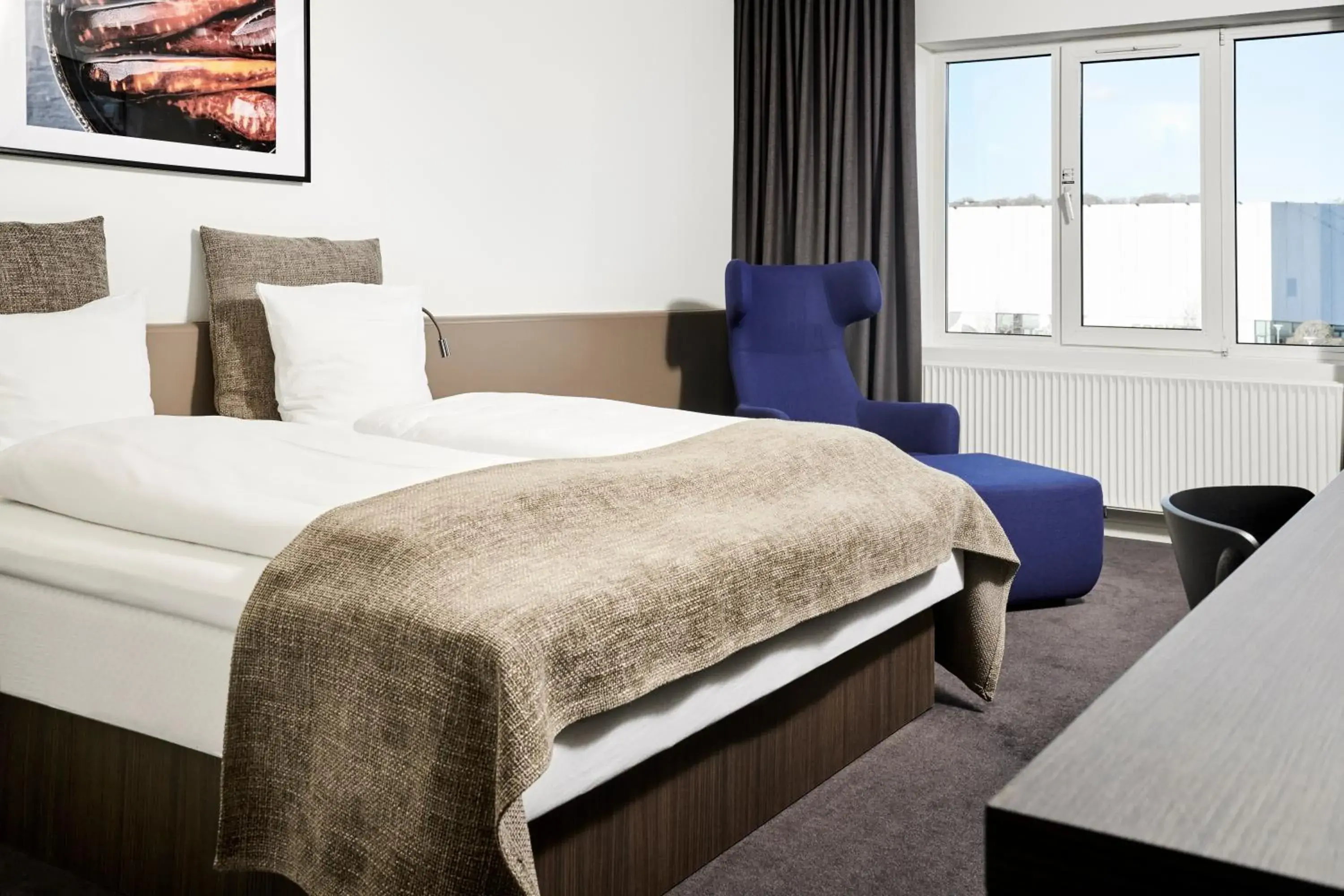 Deluxe Double or Twin Room - single occupancy in Milling Hotel Vejle Deluxe Double or Twin Room - single occupancy in Milling Hotel Vejle