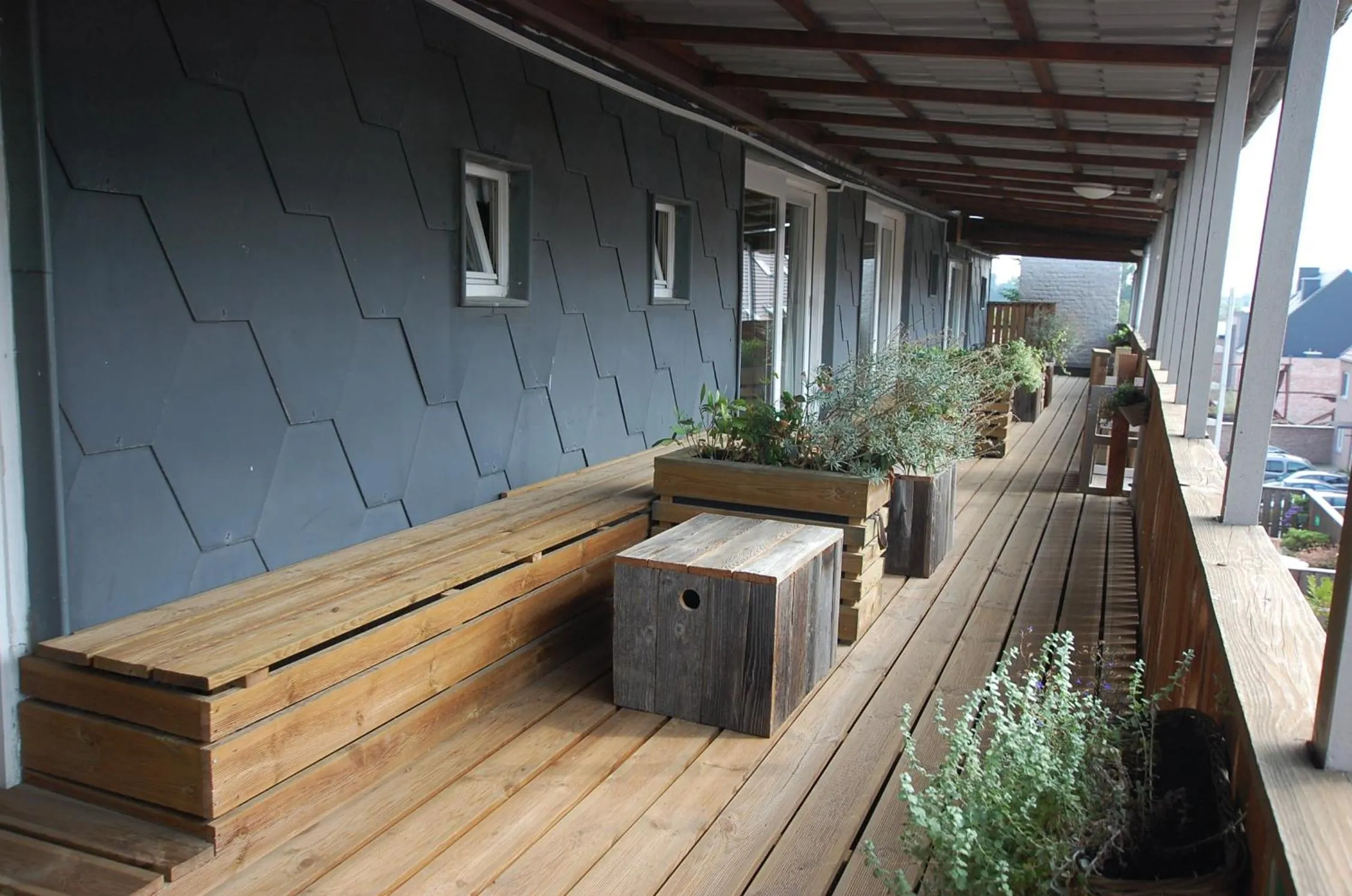 Balcony/Terrace in Hotel Piano 2 - Mont-St-Guibert - Louvain-la-Neuve