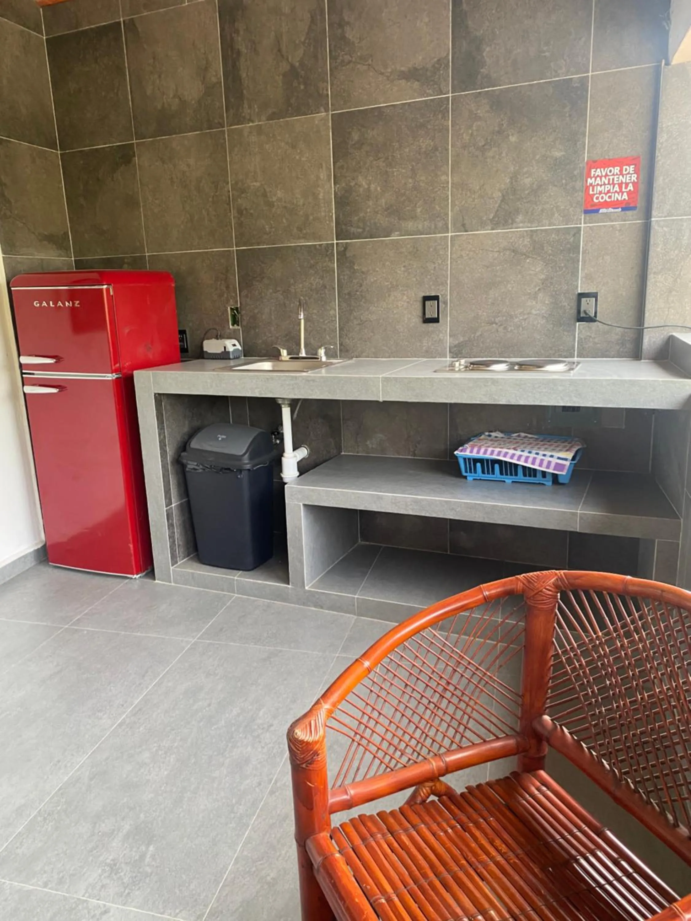 Kitchen or kitchenette in Hotel Diamante Sayulita