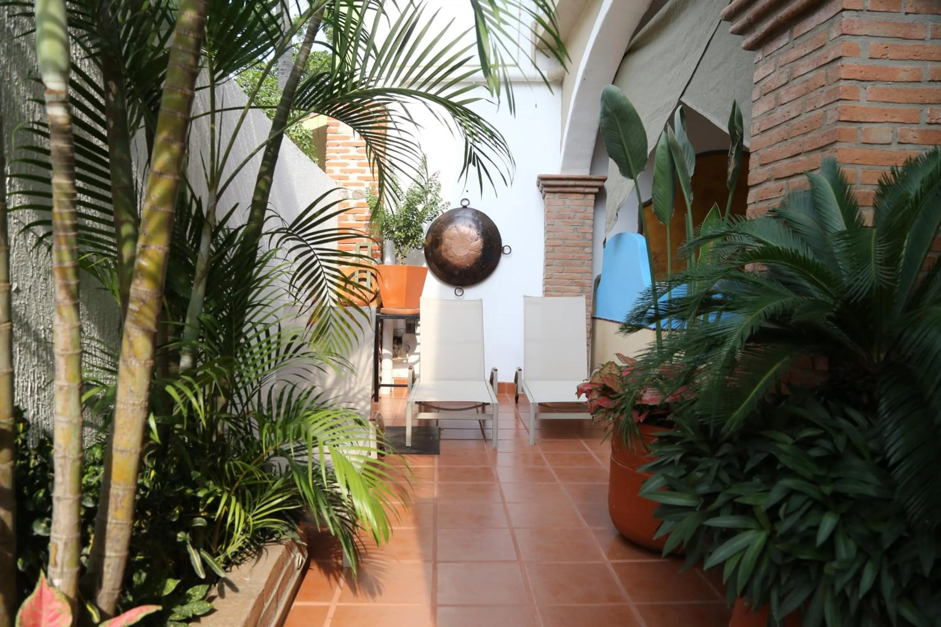 Patio in Hotel Diamante Sayulita